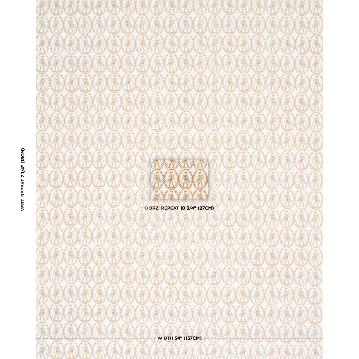 Country Gentleman - Neutral - Schumacher 183211 Fabric - Schumacher Fabric