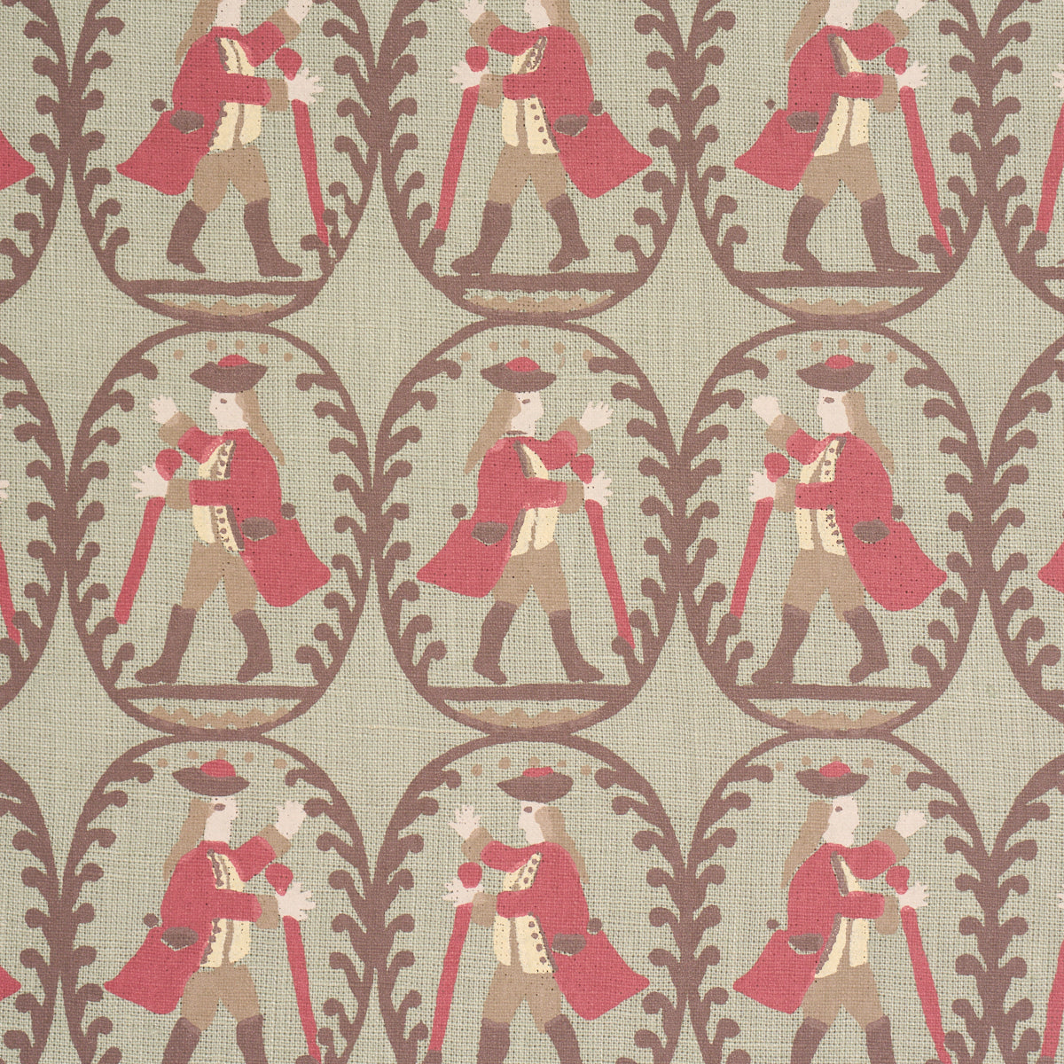 Country Gentleman - Green - Schumacher 183212 Fabric - Schumacher Fabric