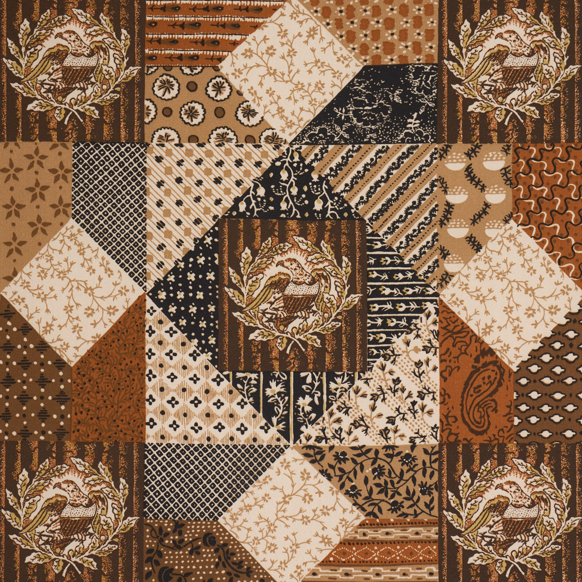 Variable Star - Sepia - Schumacher 183231 Fabric - Schumacher Fabric