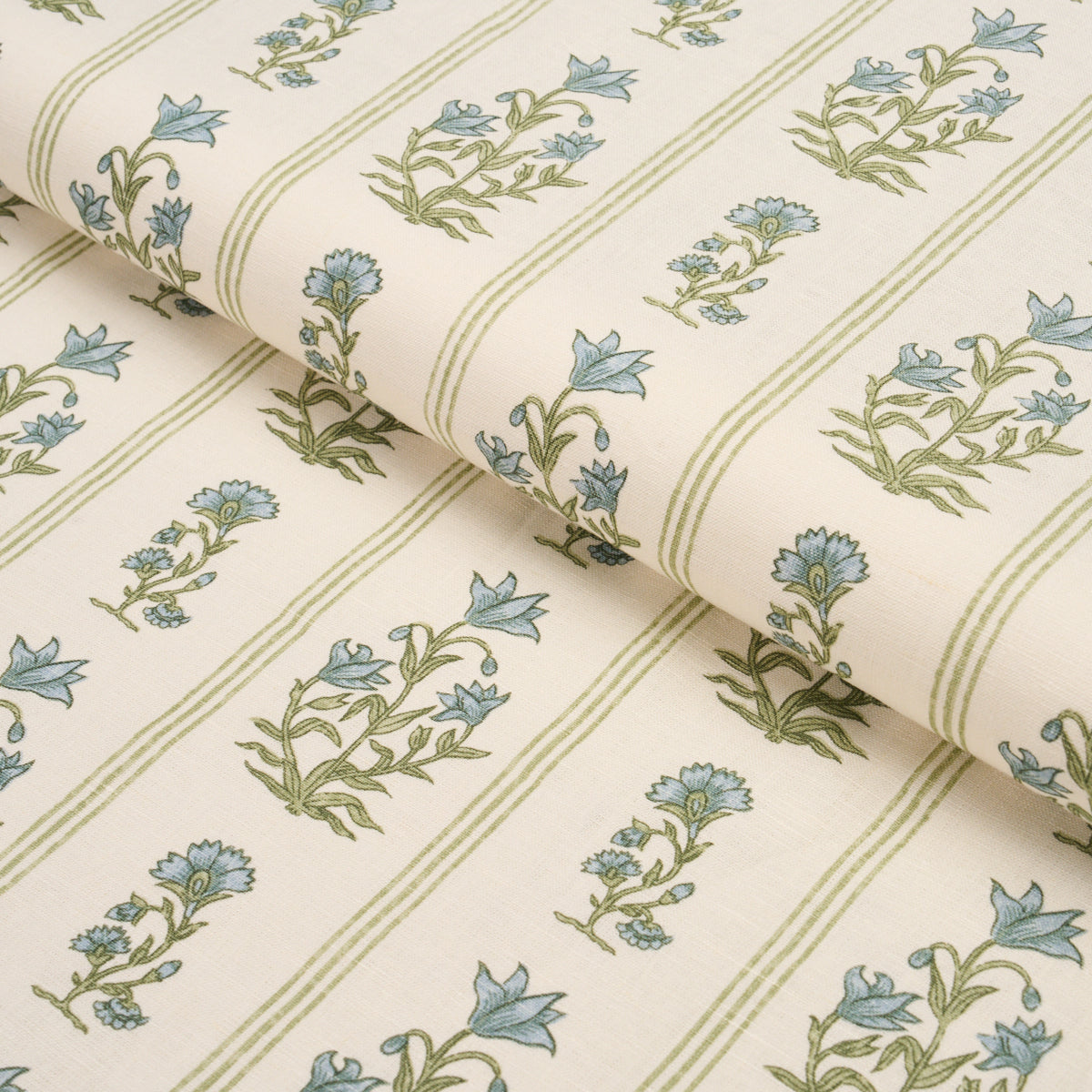 Ellora Hand-Print - Leaf - Schumacher 183261 Fabric - Schumacher Fabric