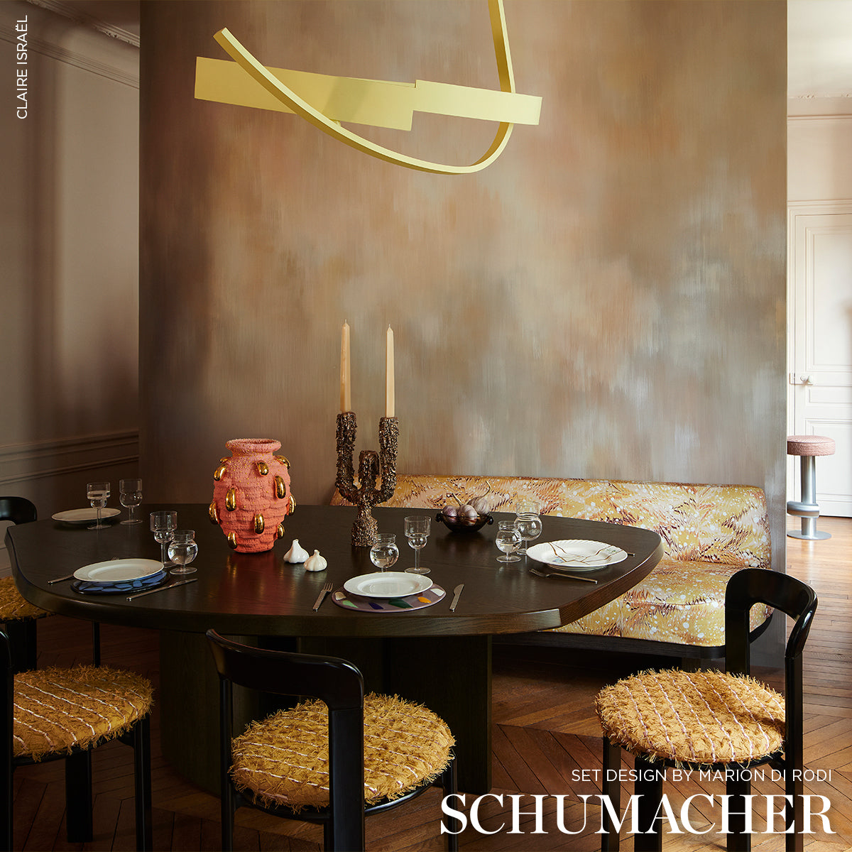 Mesmeric - Curry - Schumacher 183371 Fabric - Schumacher Fabric