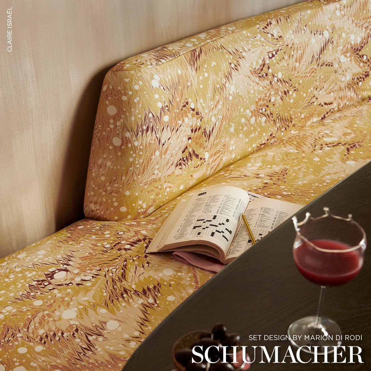 Mesmeric - Curry - Schumacher 183371 Fabric - Schumacher Fabric