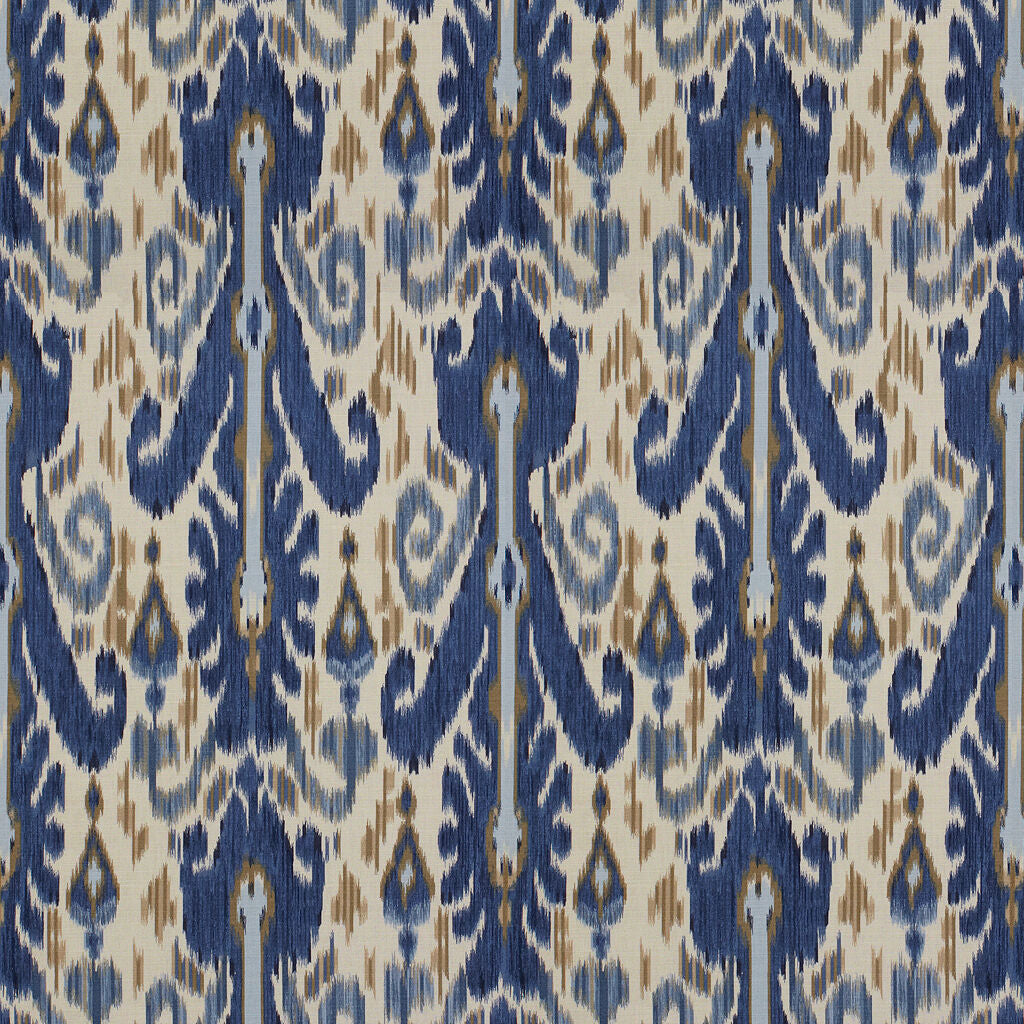 Pardah Print - Indigo - Lee Jofa Tela