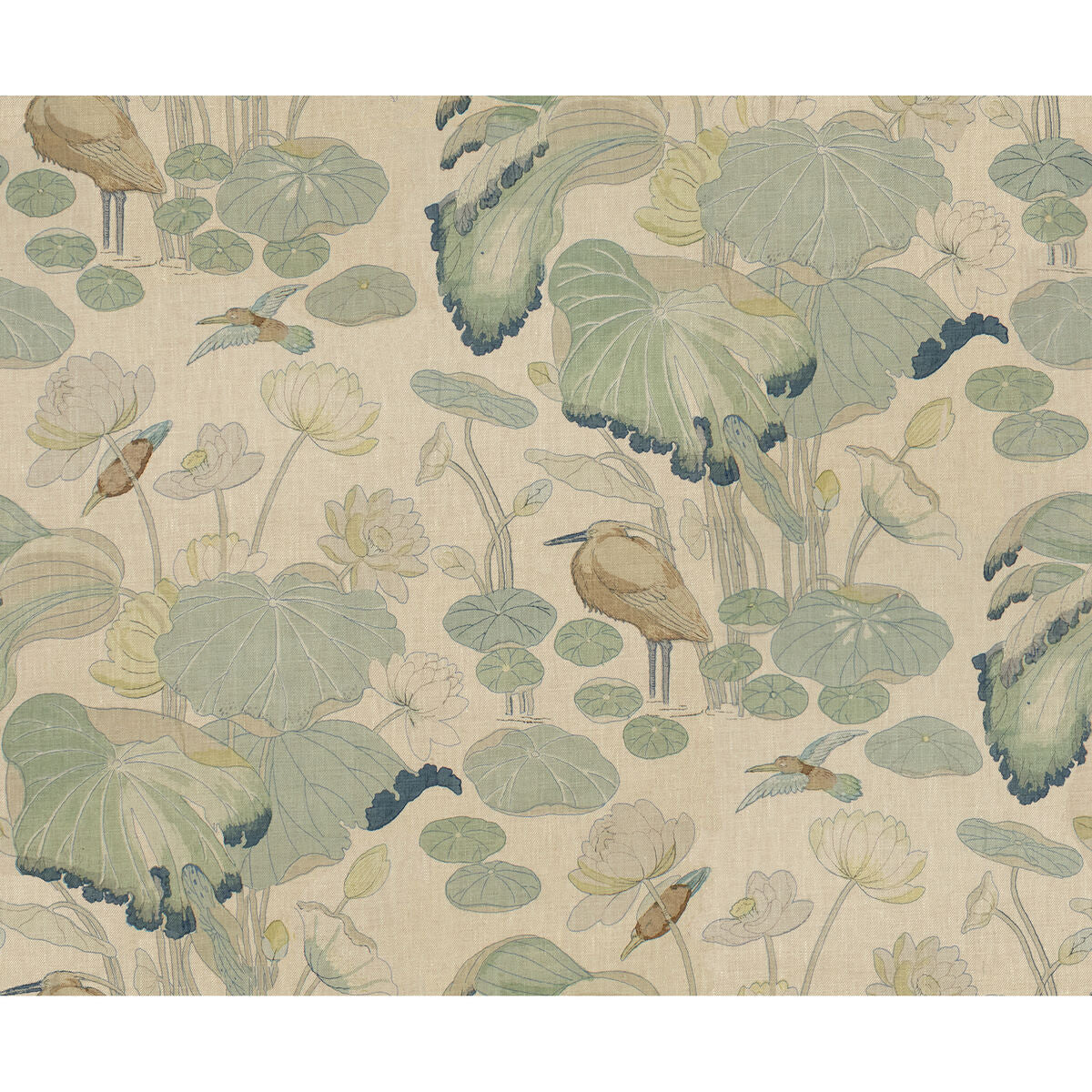 Nympheus Twill - Frost/Sea - Lee Jofa Fabric