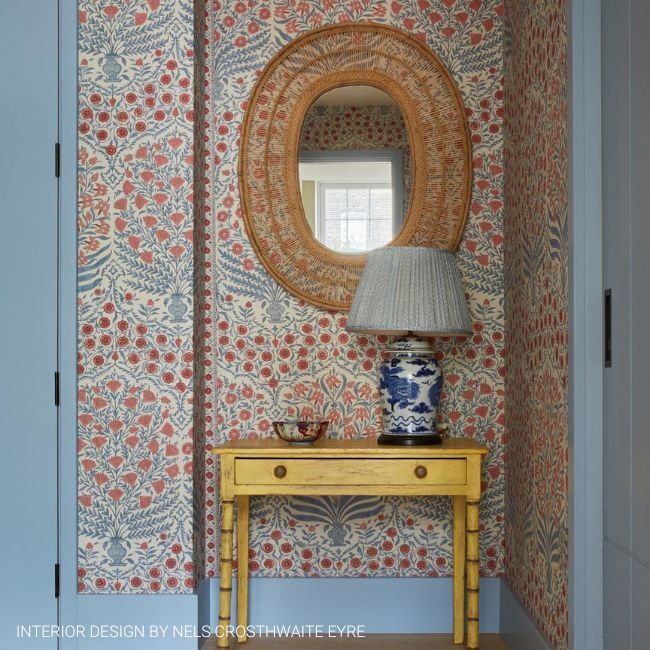 Sameera - Red/Blue - Lee Jofa Fabric