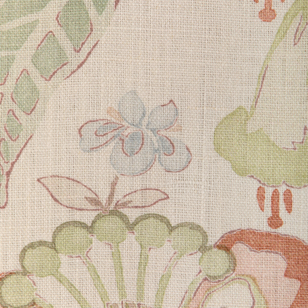Davenport Print - Coral - Lee Jofa Fabric