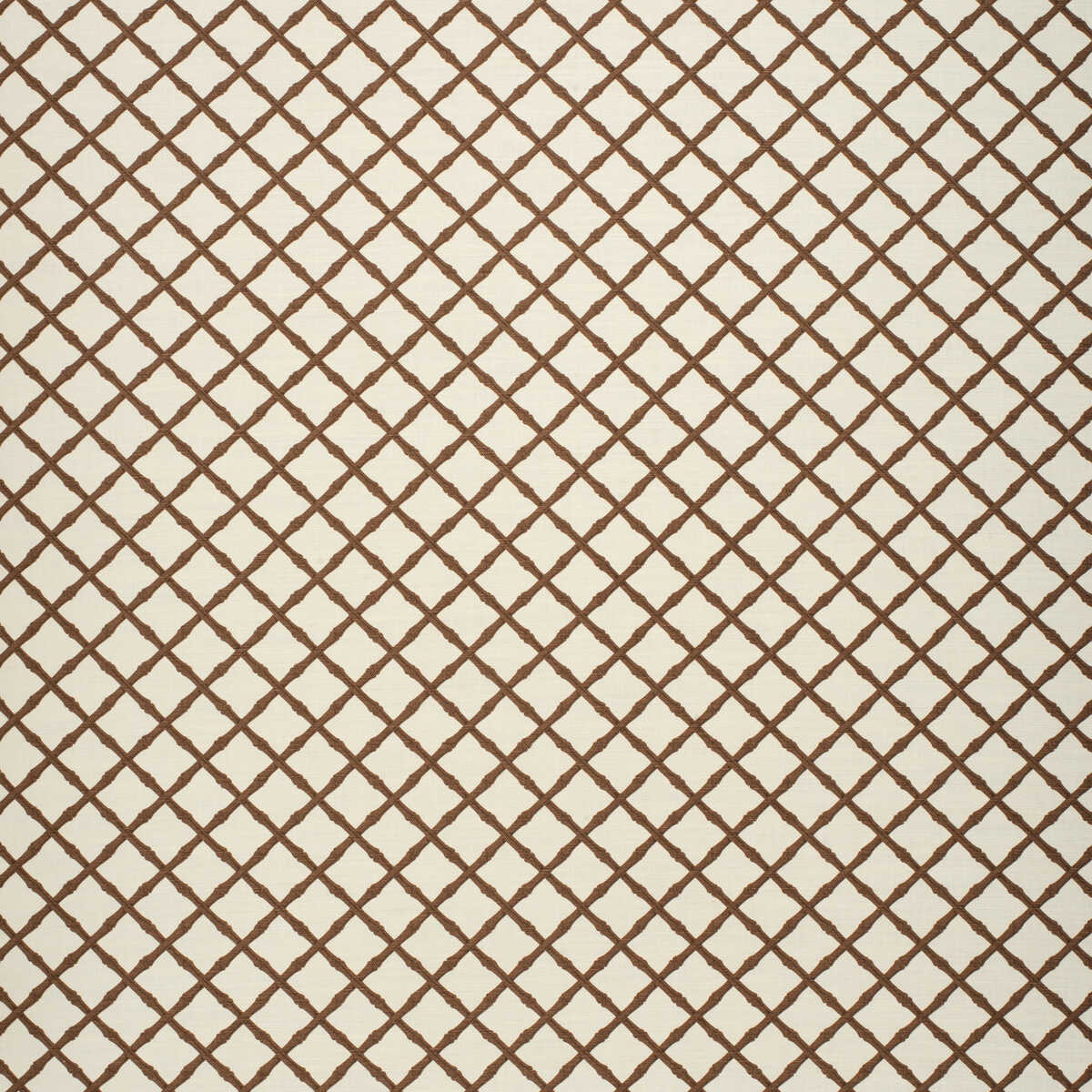 Bamboo Trellis - Brown - LEE JOFA Fabric