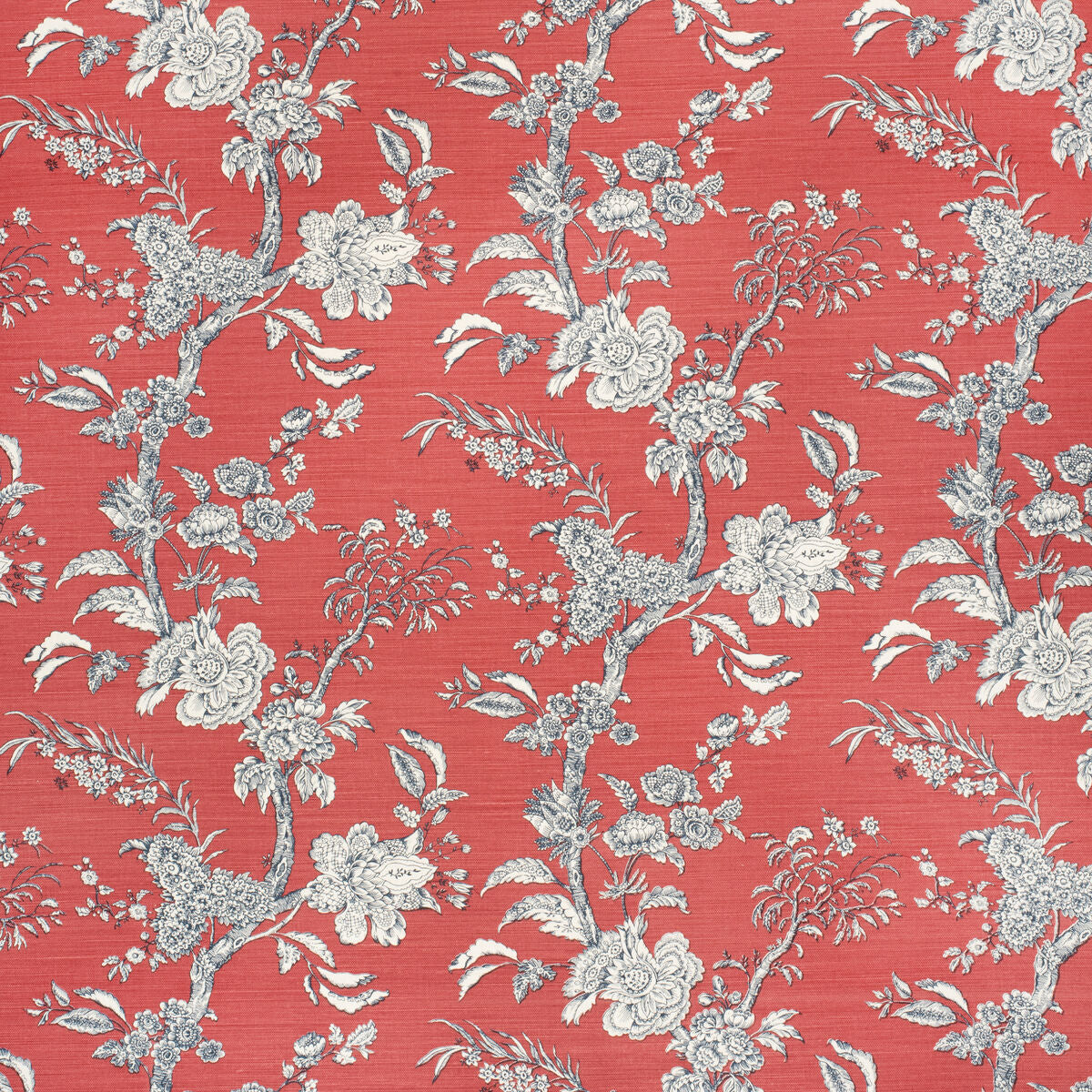 Beijing Blossom - Crim/Navy - Lee Jofa Fabric