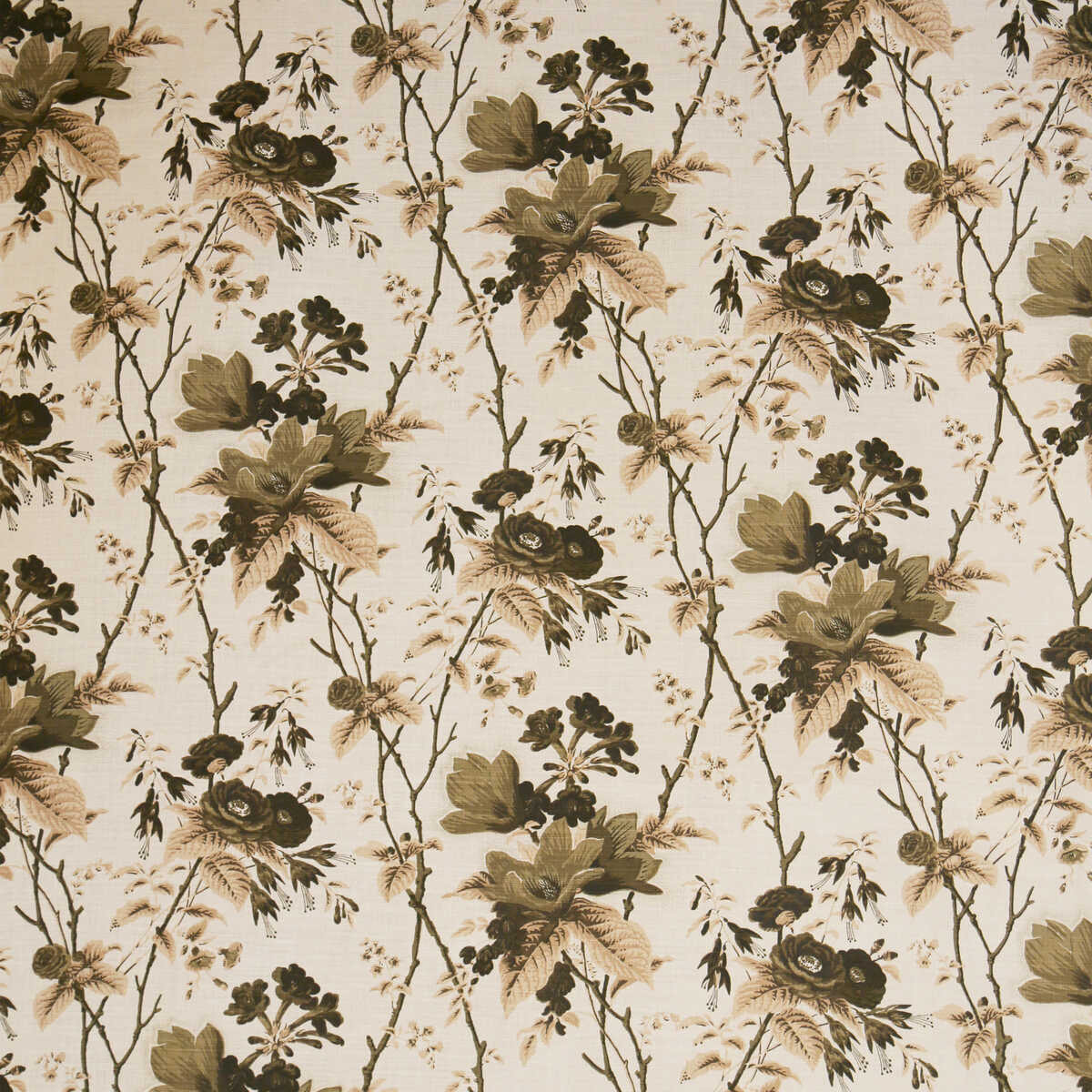 De La Tour - Green/Taupe - LEE JOFA Fabric