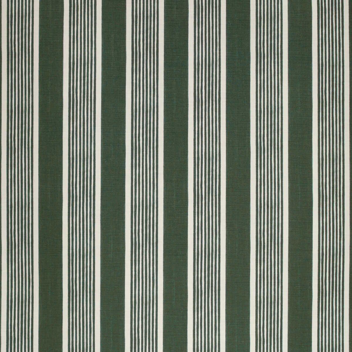 Elba Stripe - Dark Green - LEE JOFA Fabric
