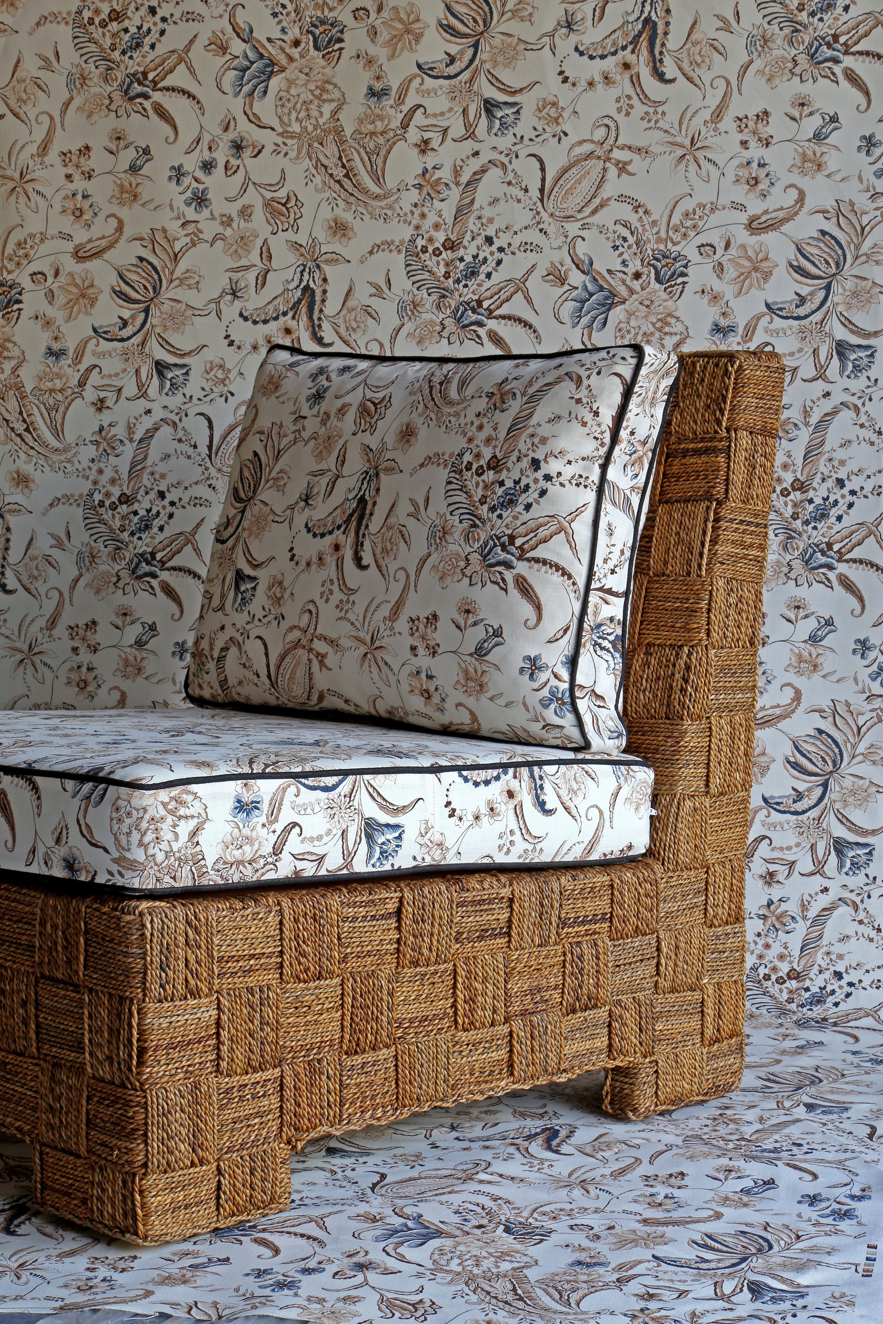 Paisley Passion - Brow/Navy - Lee Jofa Fabric