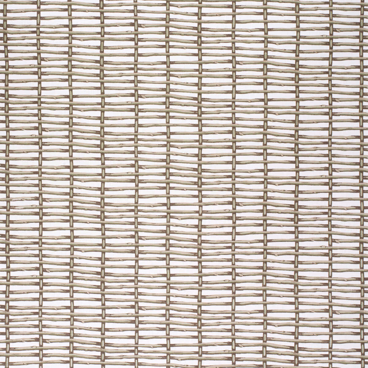 Twig Fence - Green/White