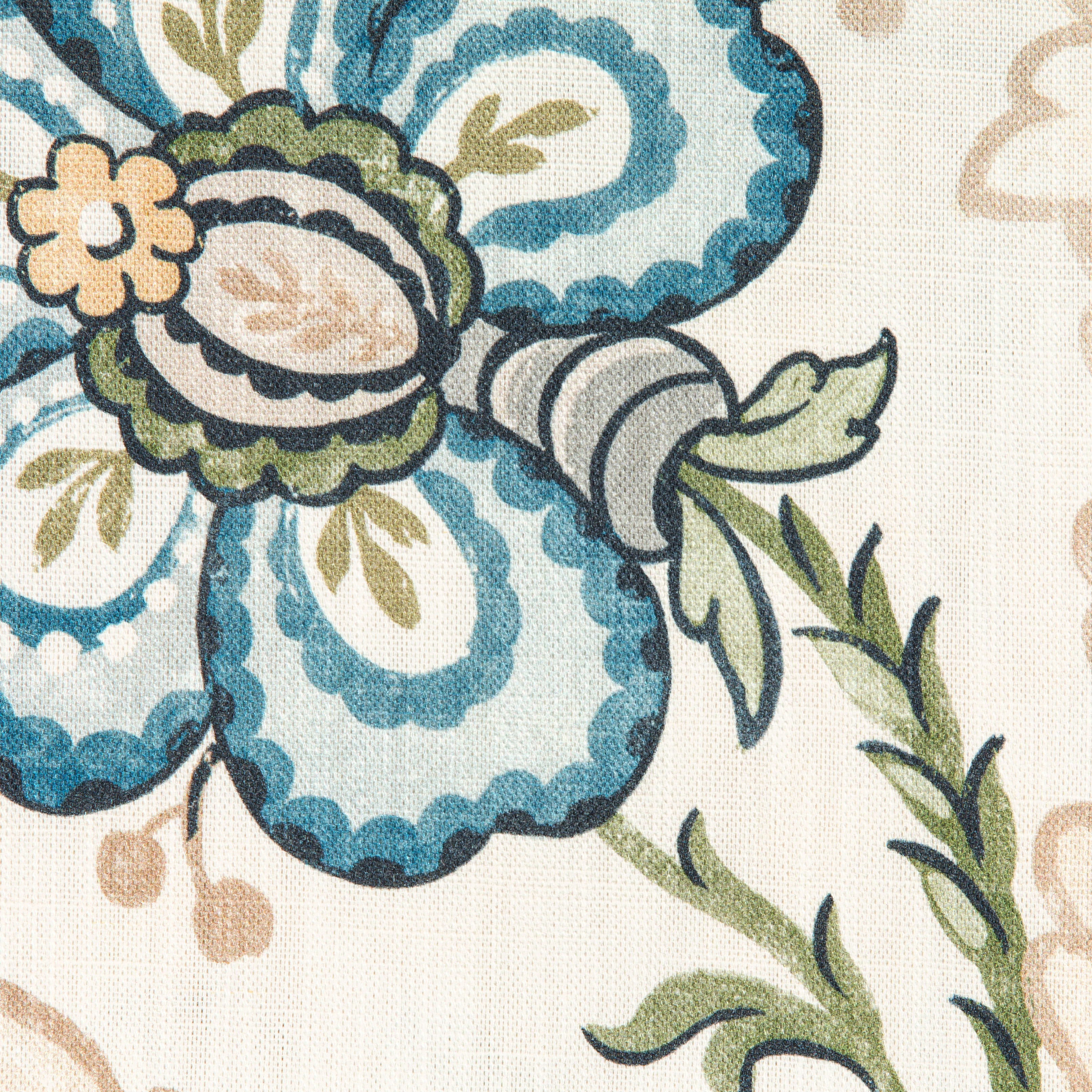 Wimberly Print - Blue/Spring - Lee Jofa Fabric