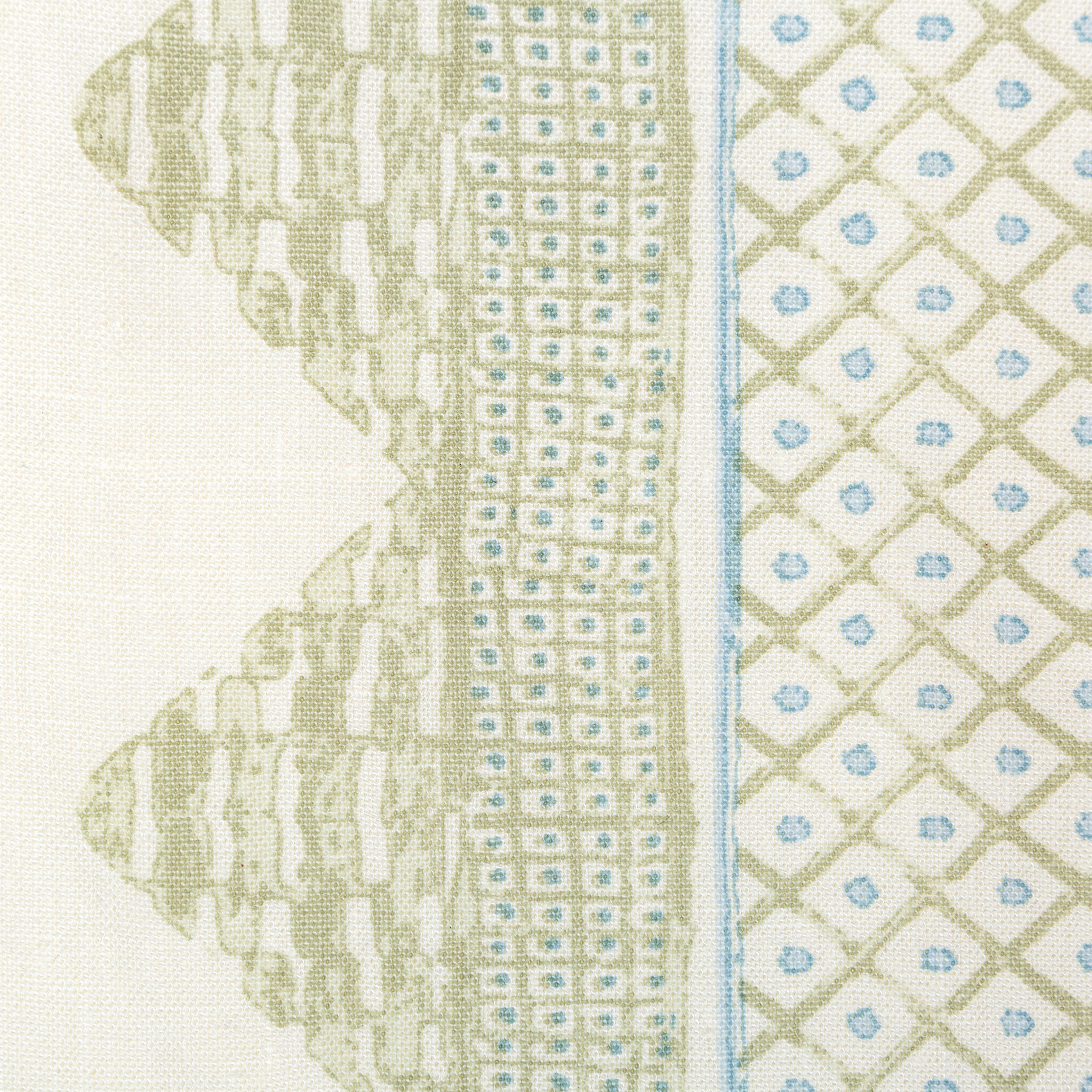 Whitaker Print - Sage/Aqua - Lee Jofa Fabric