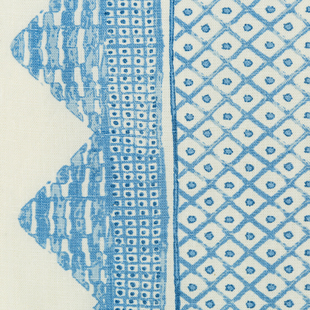 Whitaker Print - Sky/Delft - Lee Jofa Fabric