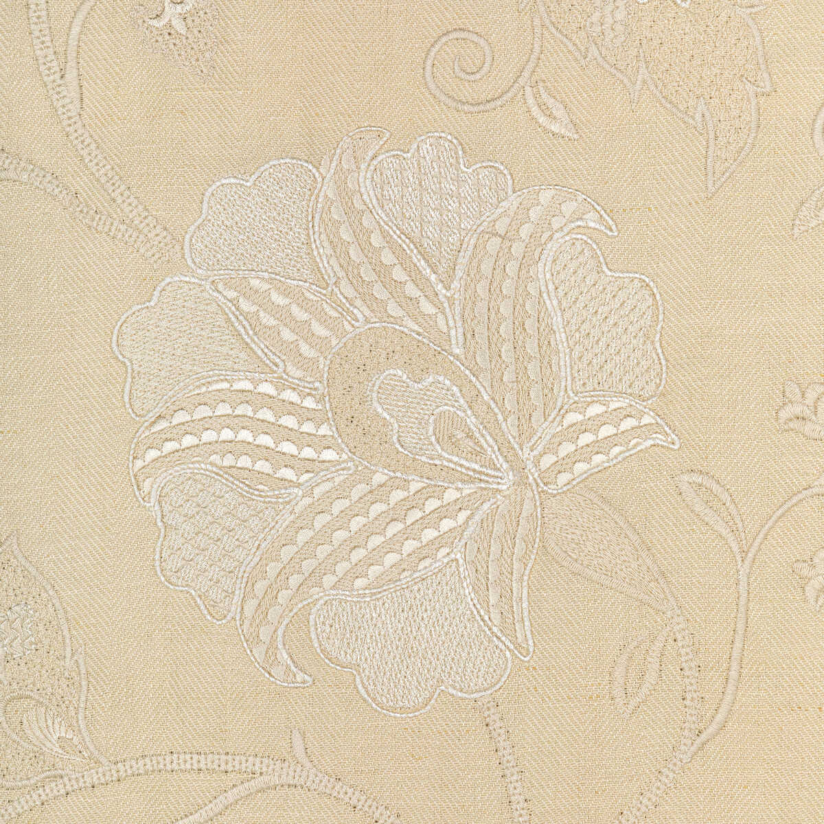 Shiraz Emb - Stone/Ivory - LEE JOFA Tela