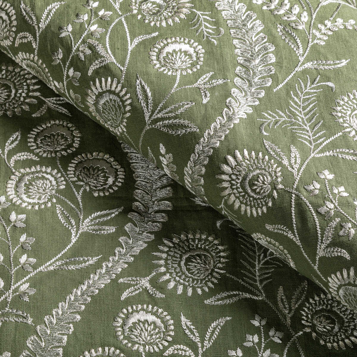 Floriblanca - Green - LEE JOFA Tela