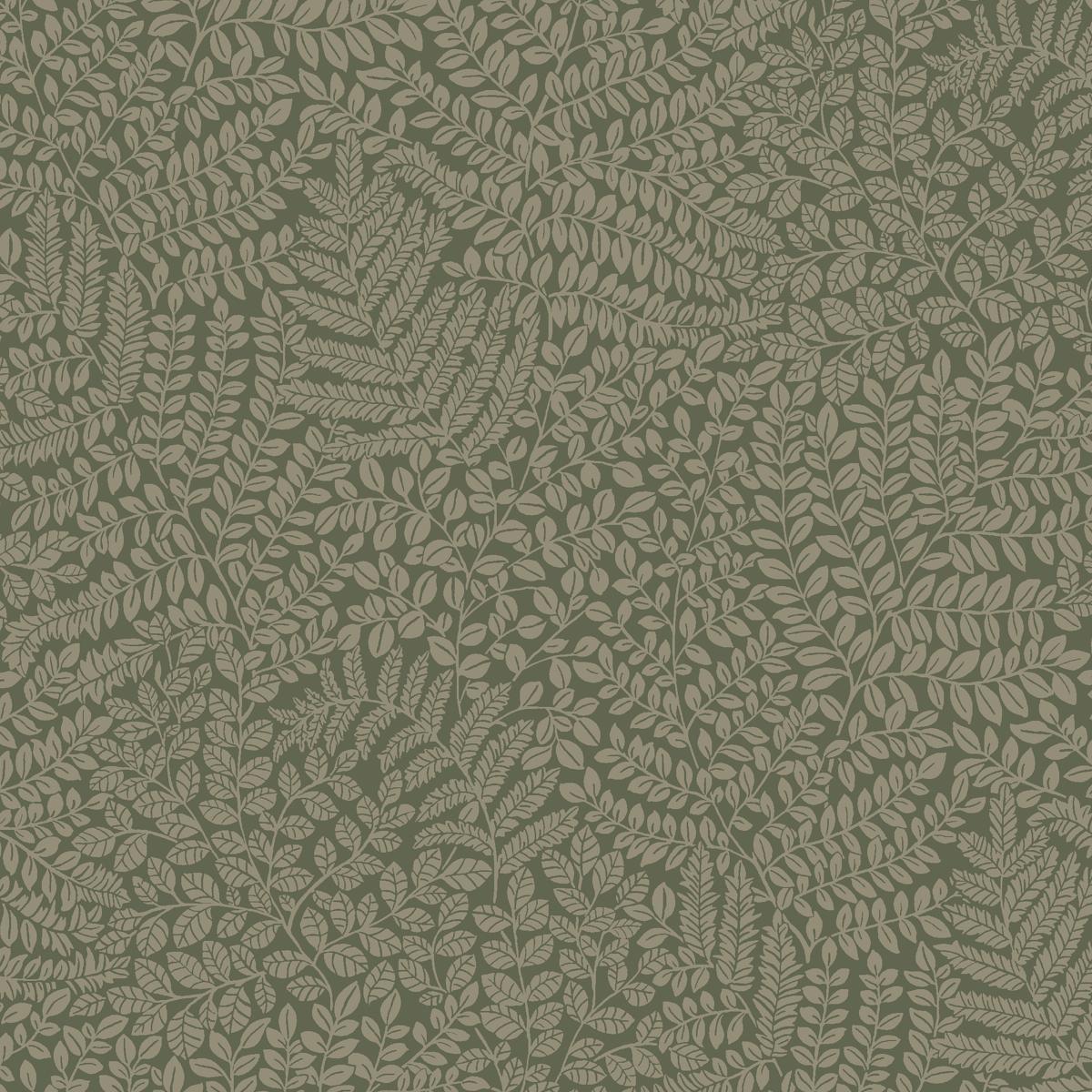 Bladverk - Spruce - Schumacher 2021 Wallcovering - Schumacher Wallpaper