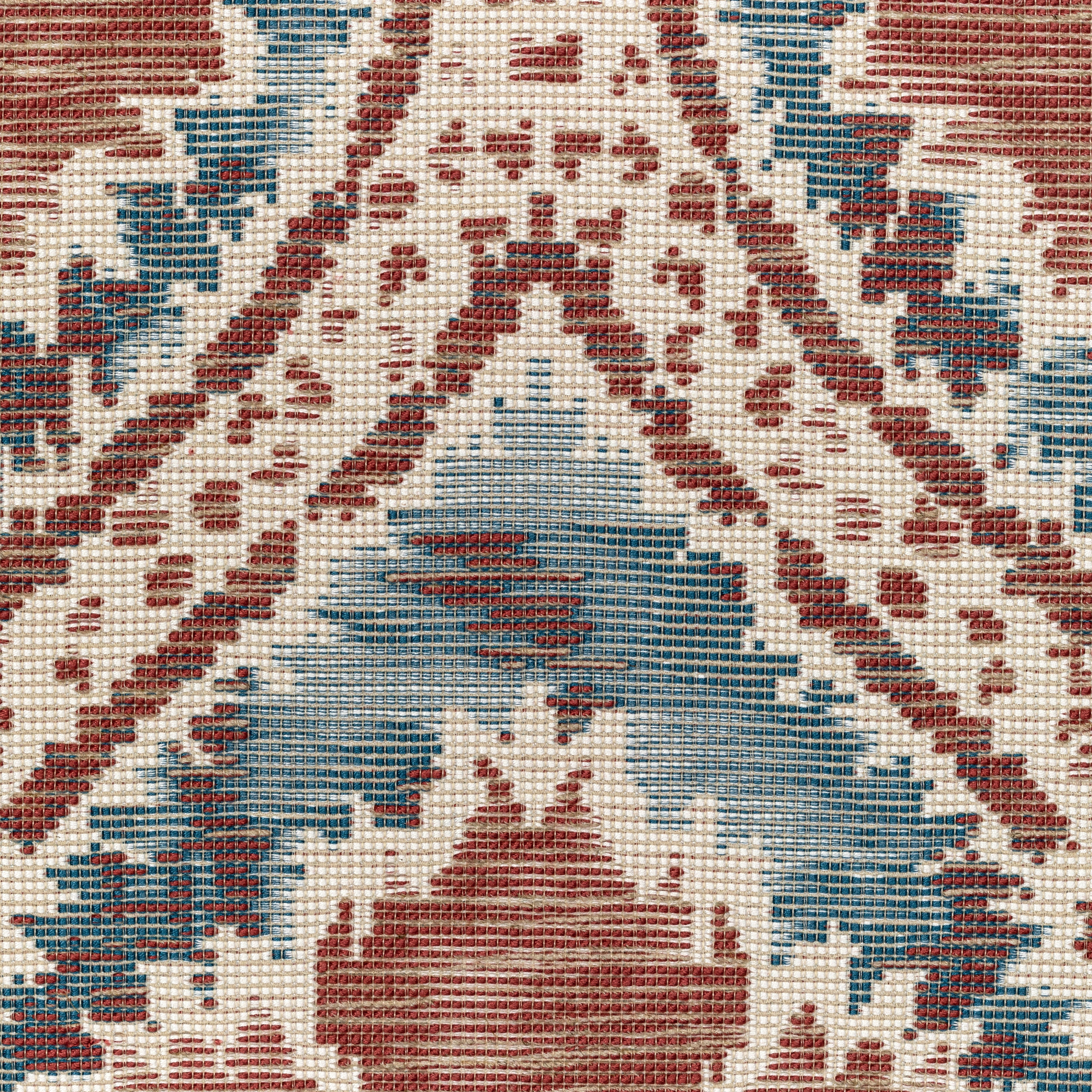 Seville Weave - Denim/Brick - Lee Jofa Fabric