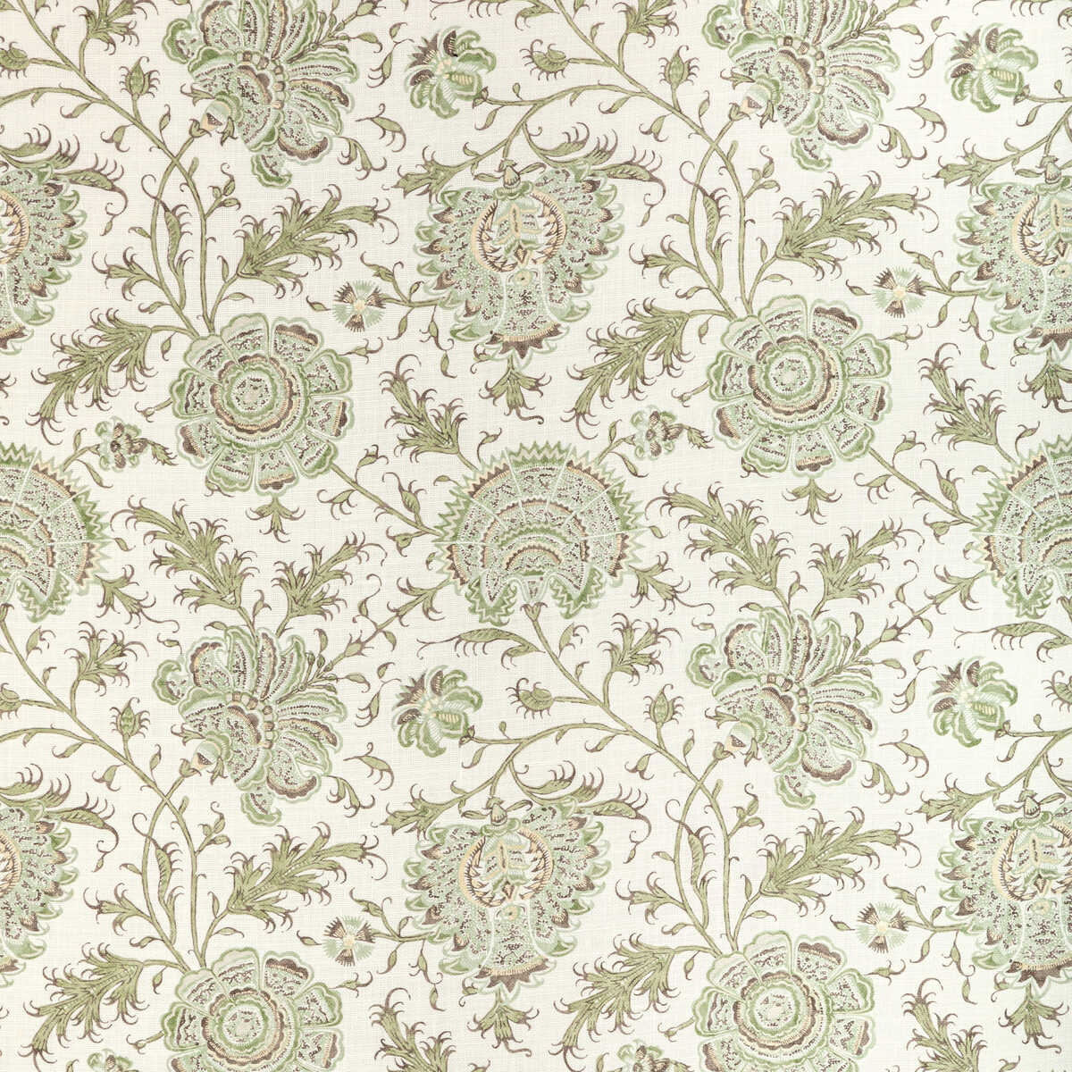 Indiennes Floral - Ivy - LEE JOFA Fabric