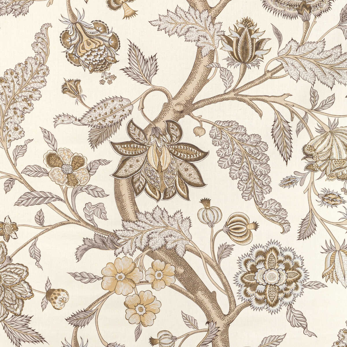 Palampore Print - Stone - LEE JOFA Fabric