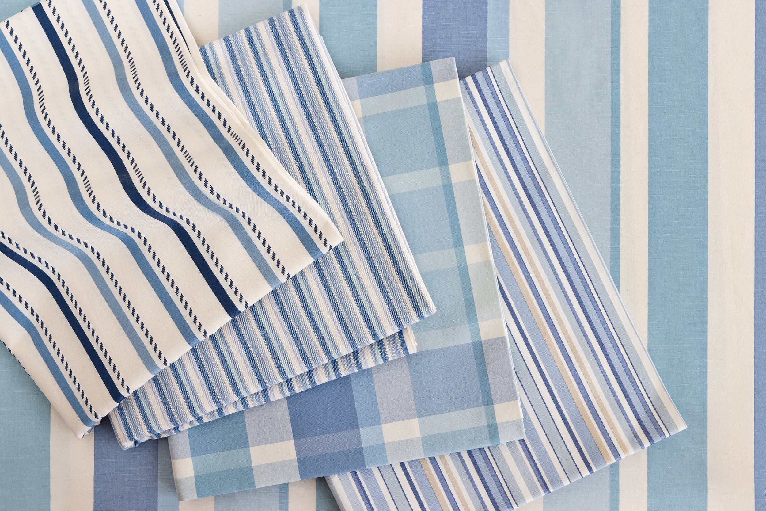 Sandbanks Stripe - Capri/Sky - Lee Jofa Fabric