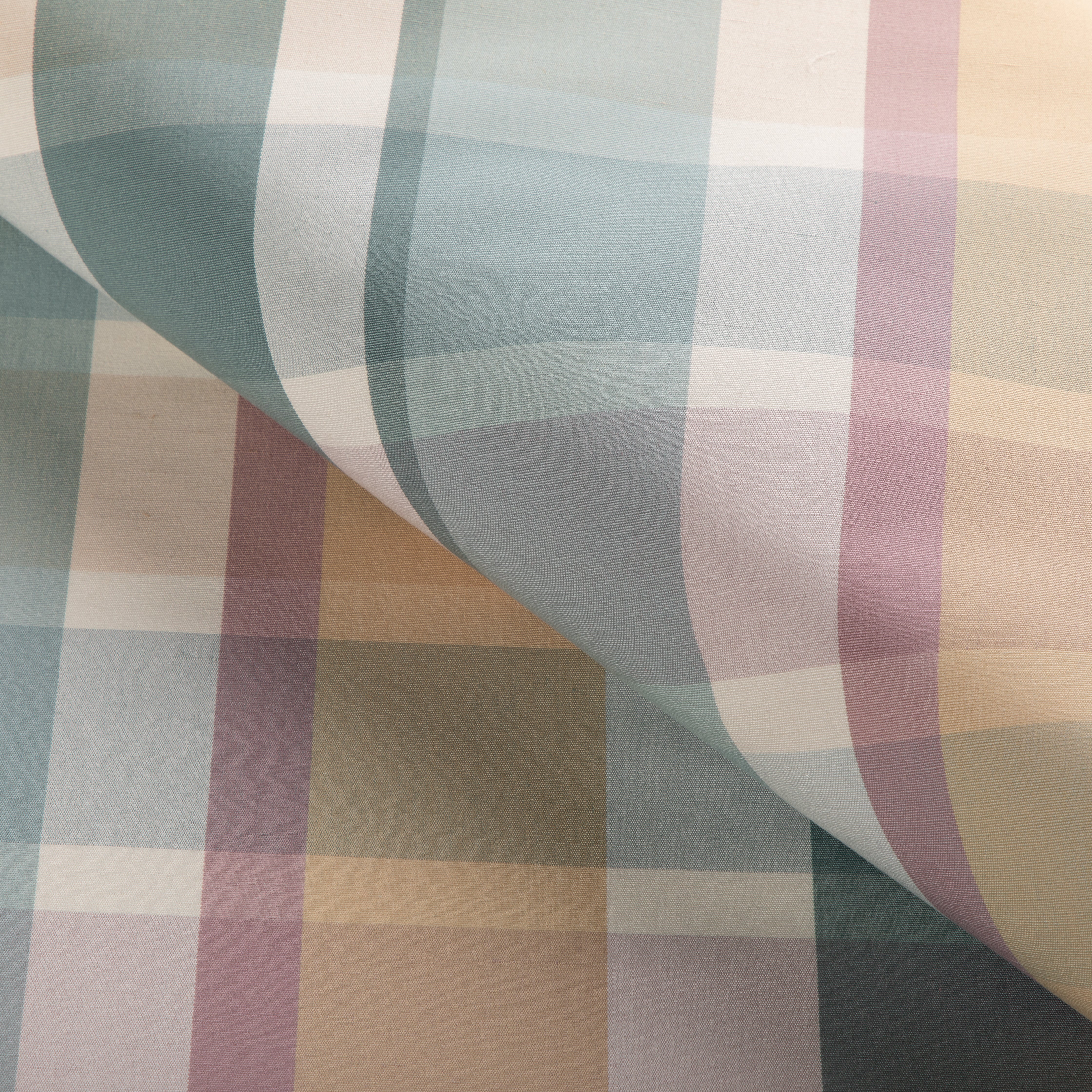 Fisher Plaid - Lake/Sand - Lee Jofa Fabric