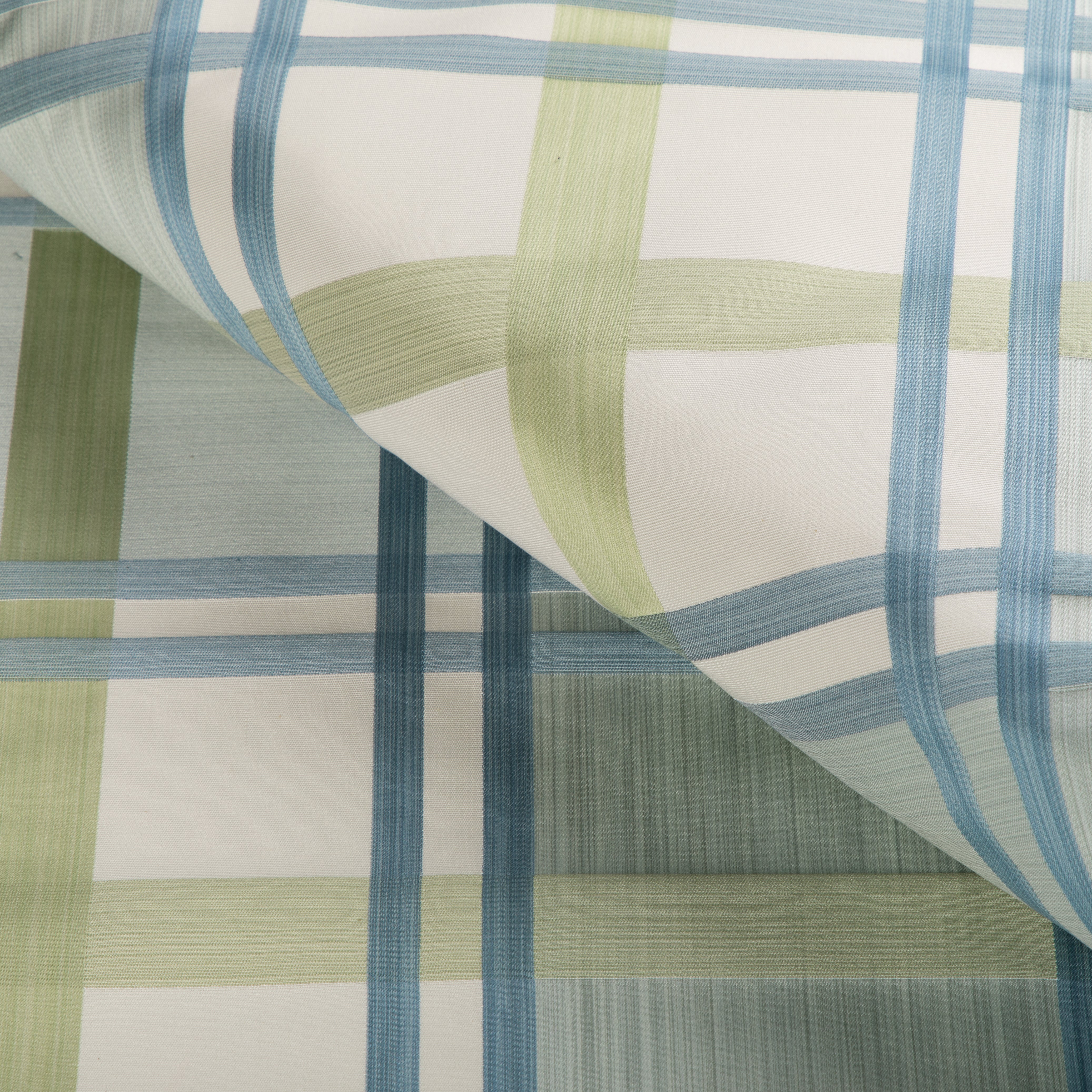 Davies Plaid - Aqua/Leaf - Lee Jofa Fabric