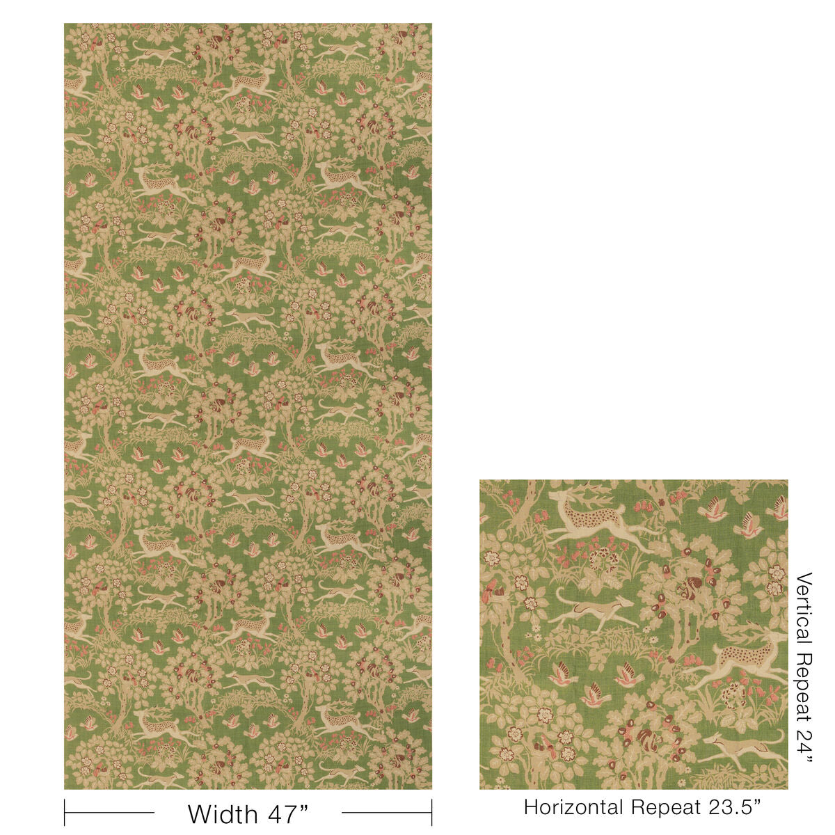 Mille Fleur Print - Juniper - Lee Jofa Fabric