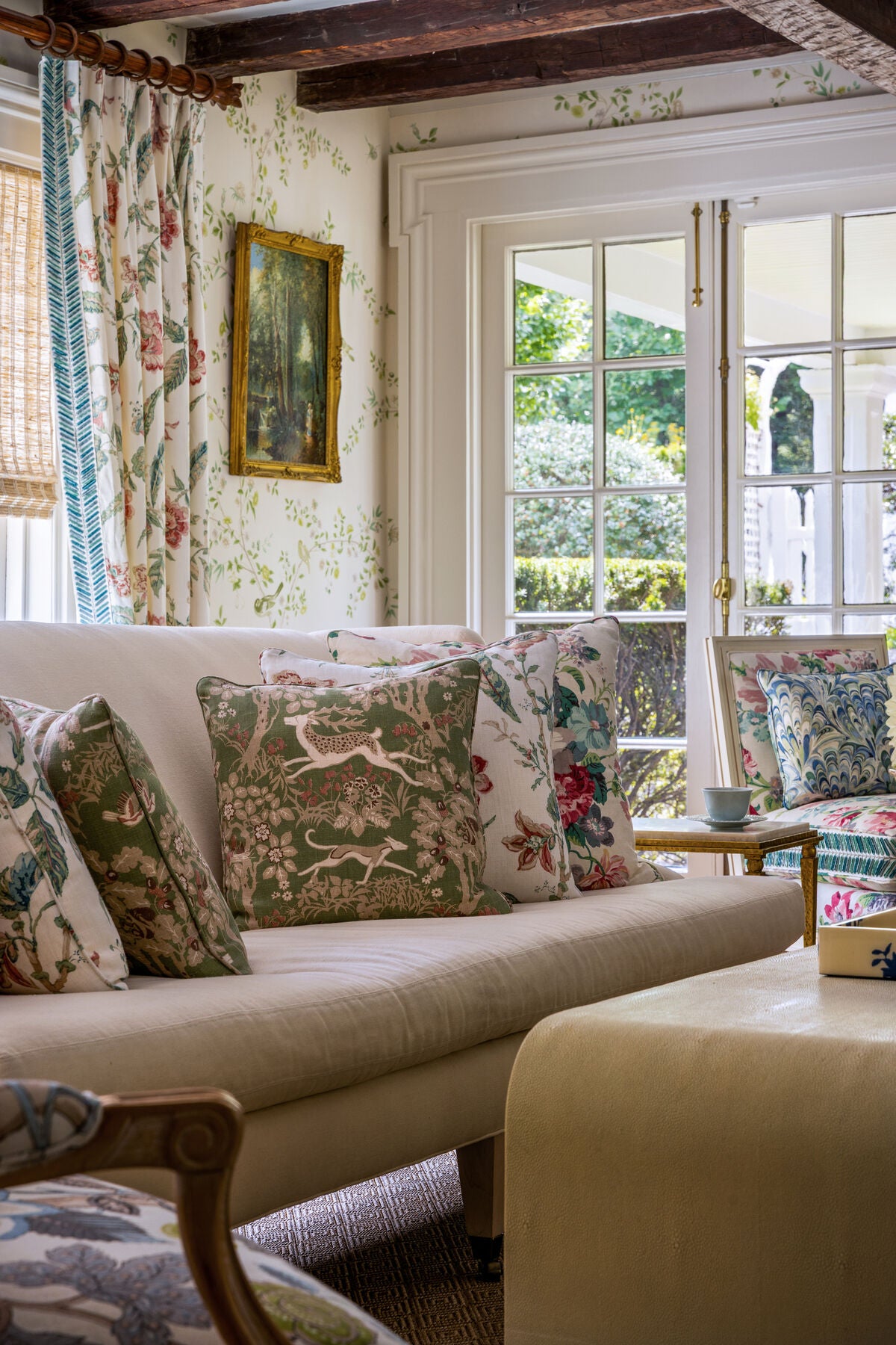Mille Fleur Print - Juniper - Lee Jofa Fabric