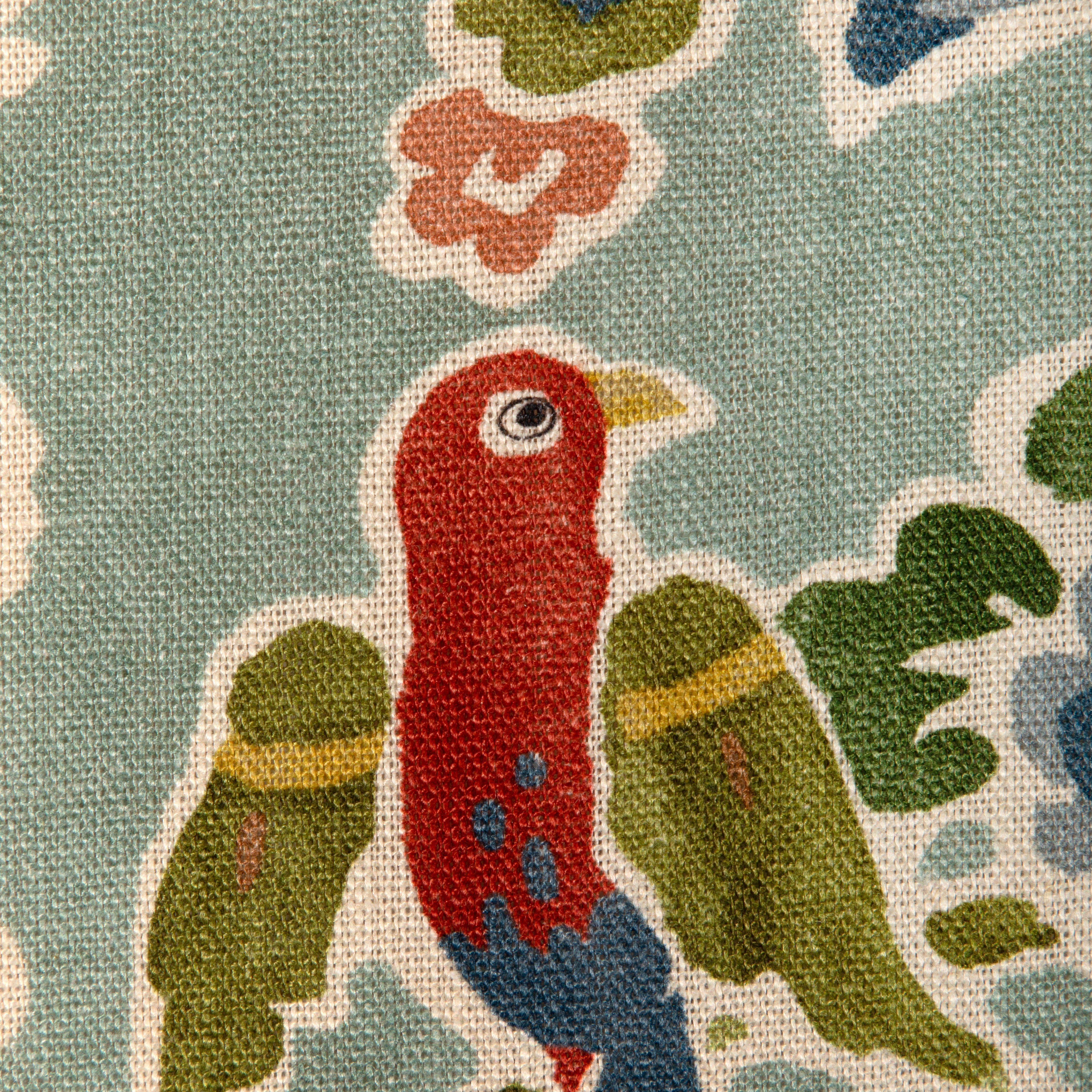 Posy Print - Aqua/Ivy - Lee Jofa Fabric