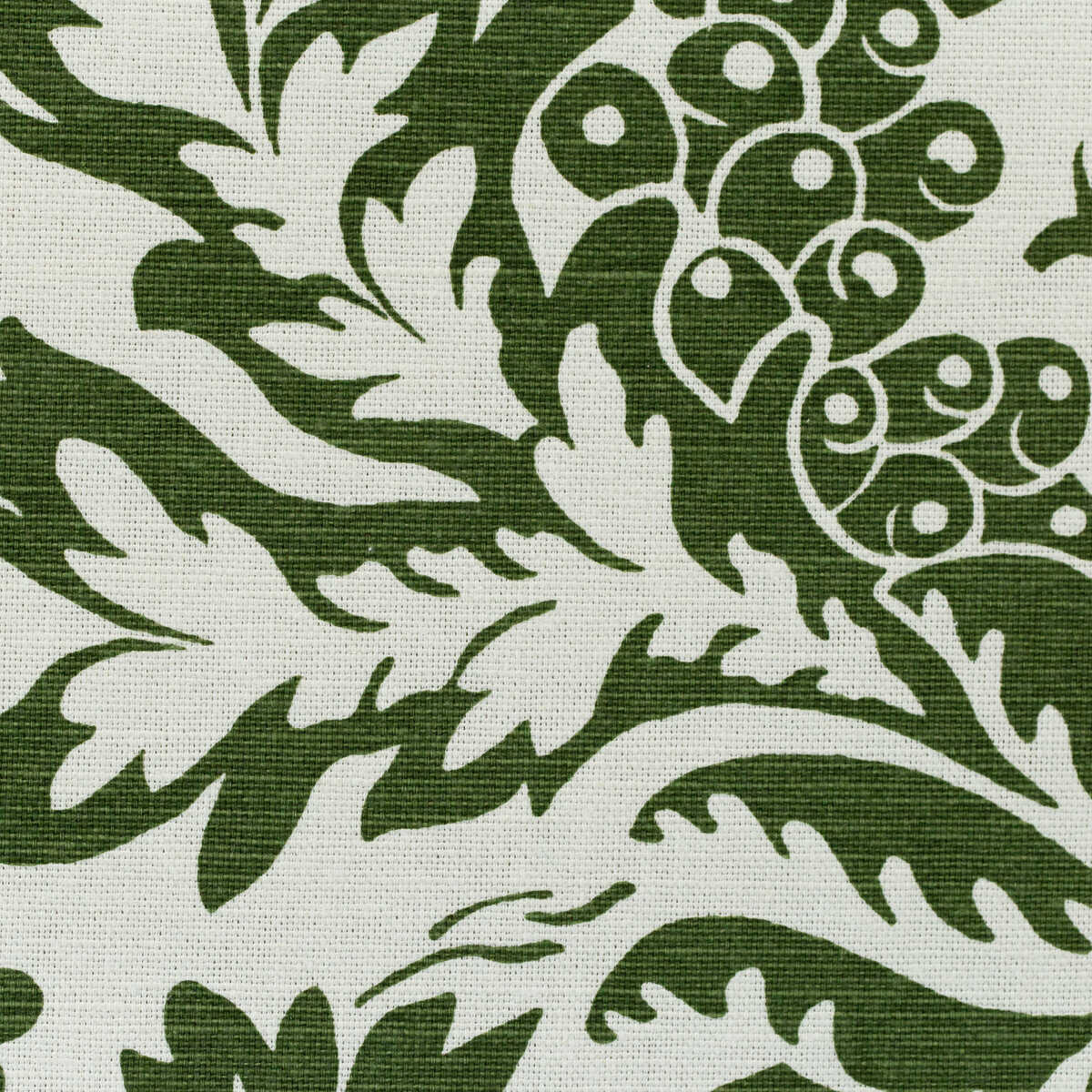 Damask - Dark Green - LEE JOFA Fabric