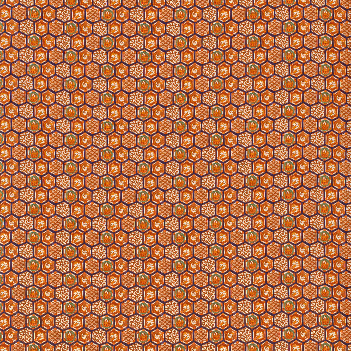 Imari Ii - Orange - LEE JOFA Fabric