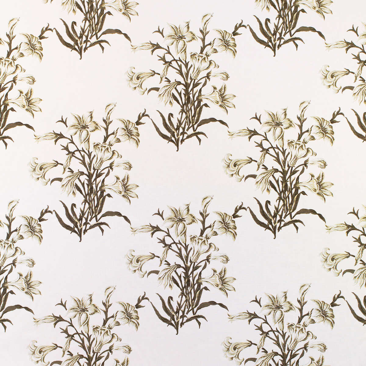 Lilies - Monochrome - LEE JOFA Fabric