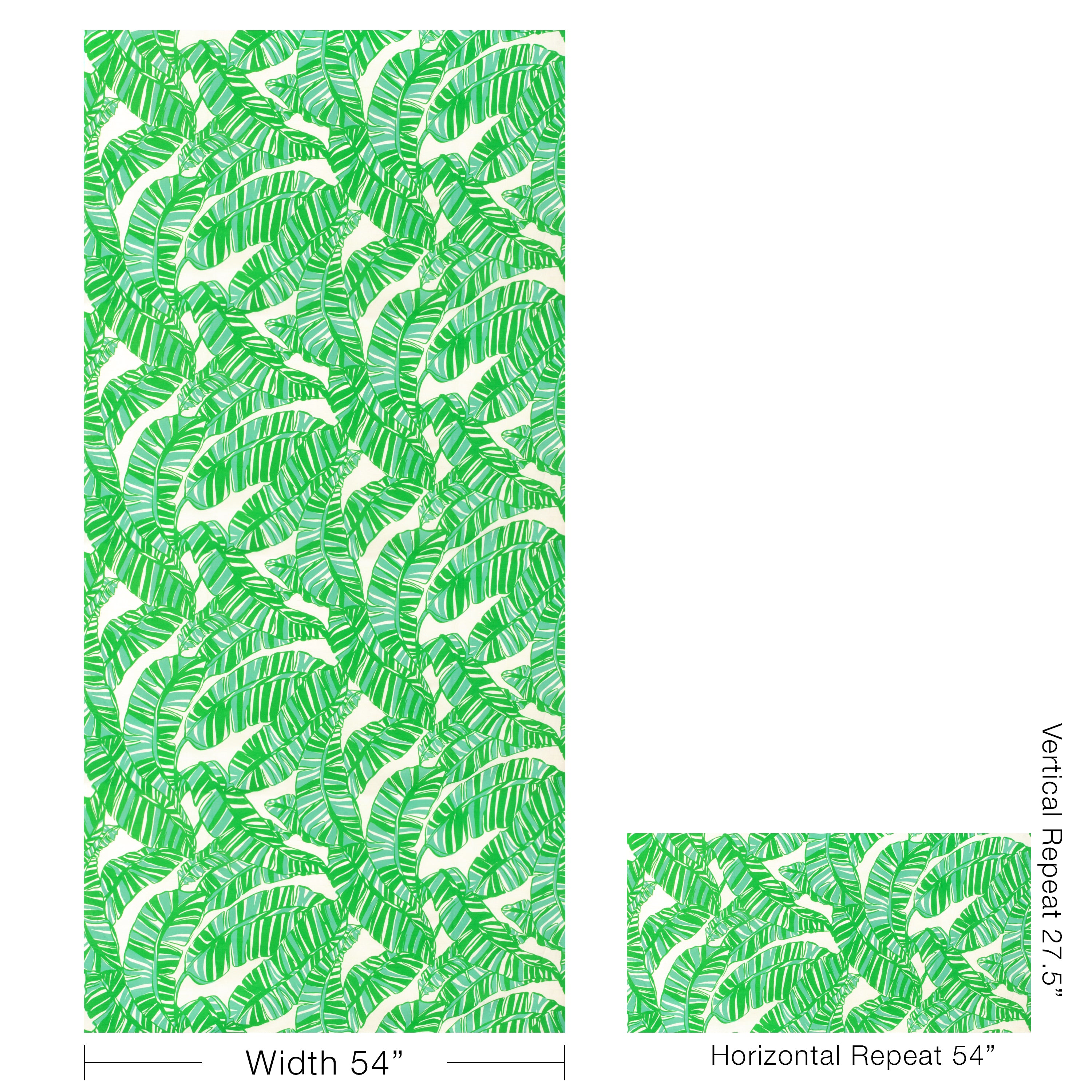 Go Bananas - White/Green - Lee Jofa Fabric
