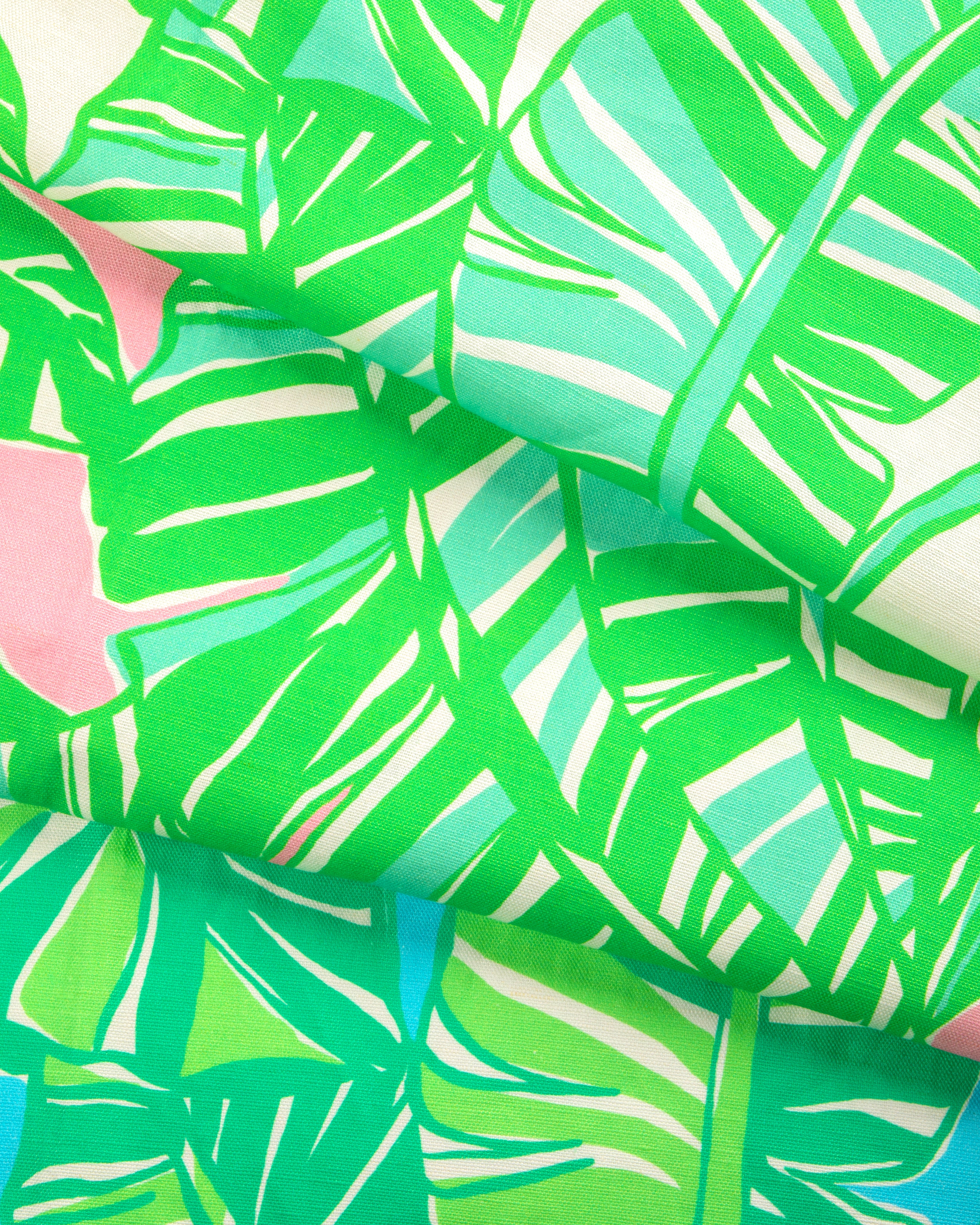 Go Bananas - White/Green - Lee Jofa Fabric