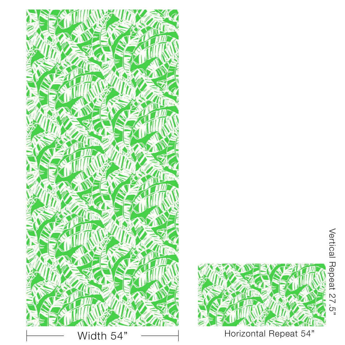 Just Bananas - Green - LEE JOFA Fabric