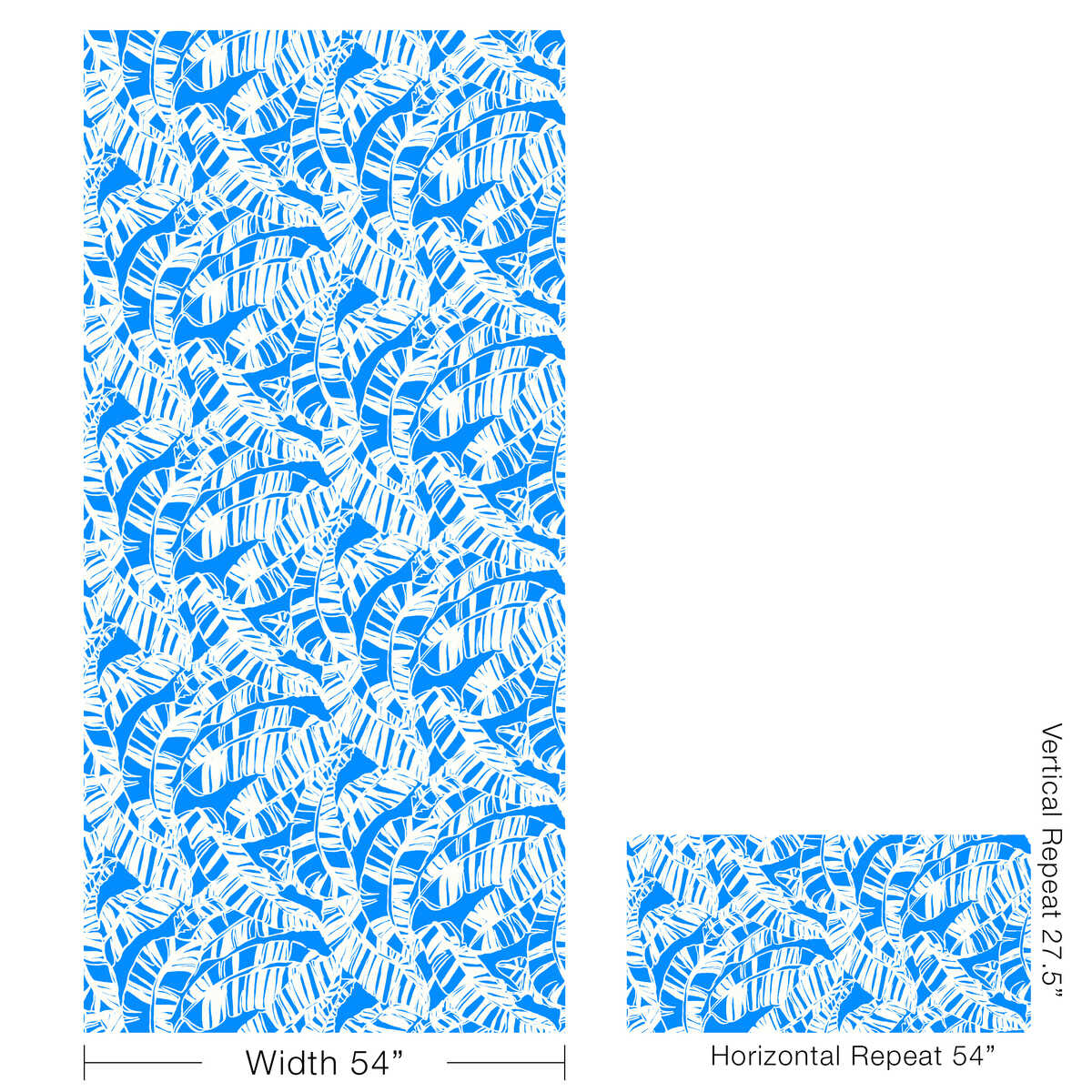 Just Bananas - Lapis - LEE JOFA Fabric