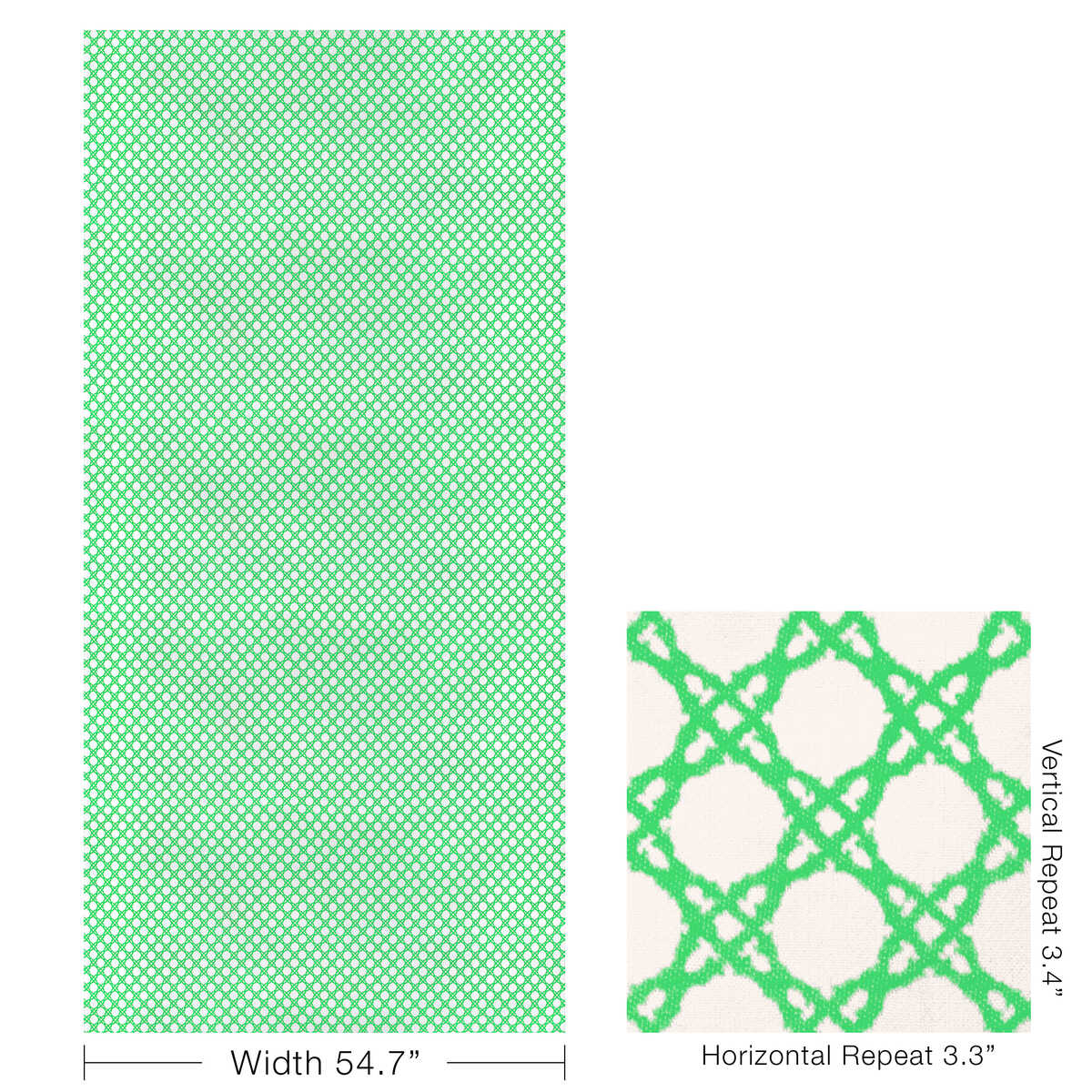 Coastal Cane - Green - LEE JOFA Fabric