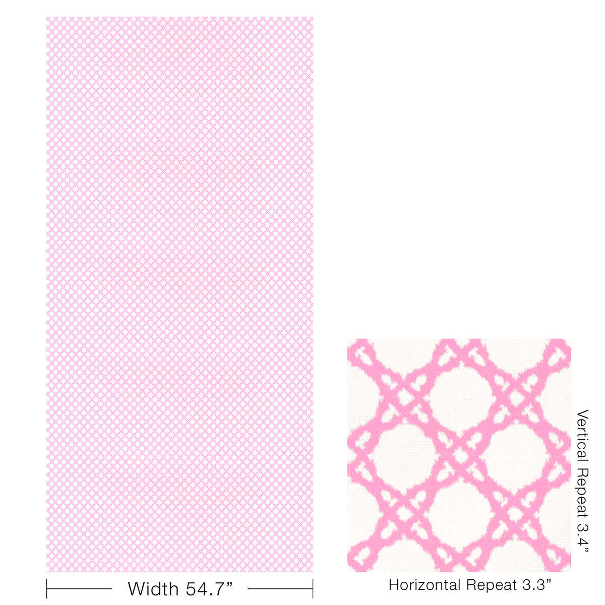 Coastal Cane - Pink - LEE JOFA Fabric