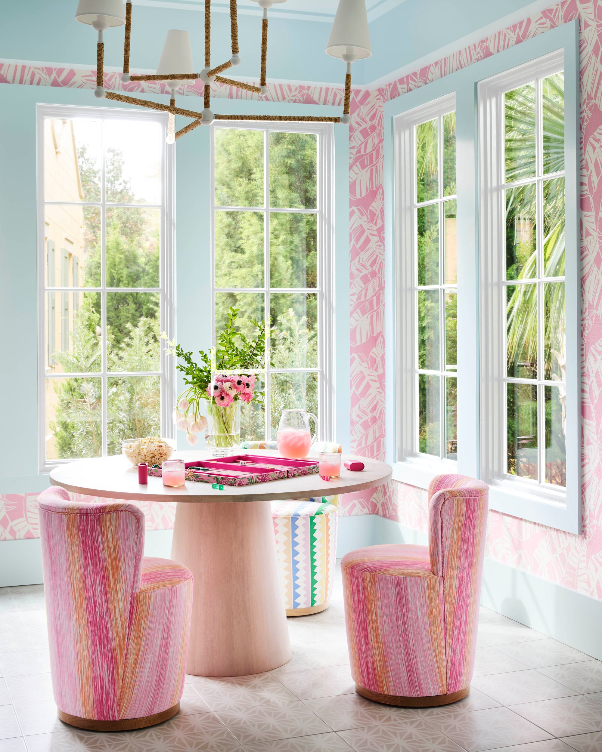 Sunny Stripe - Pink - Lee Jofa Fabric