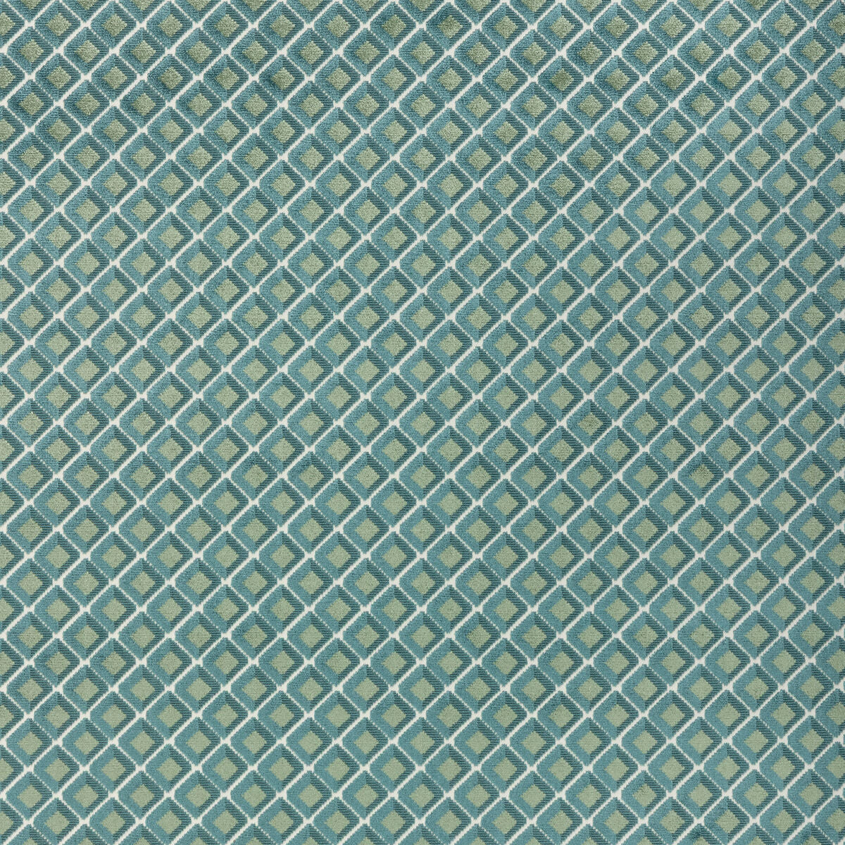 Greenwich Velvet - Teal - Lee Jofa Tela