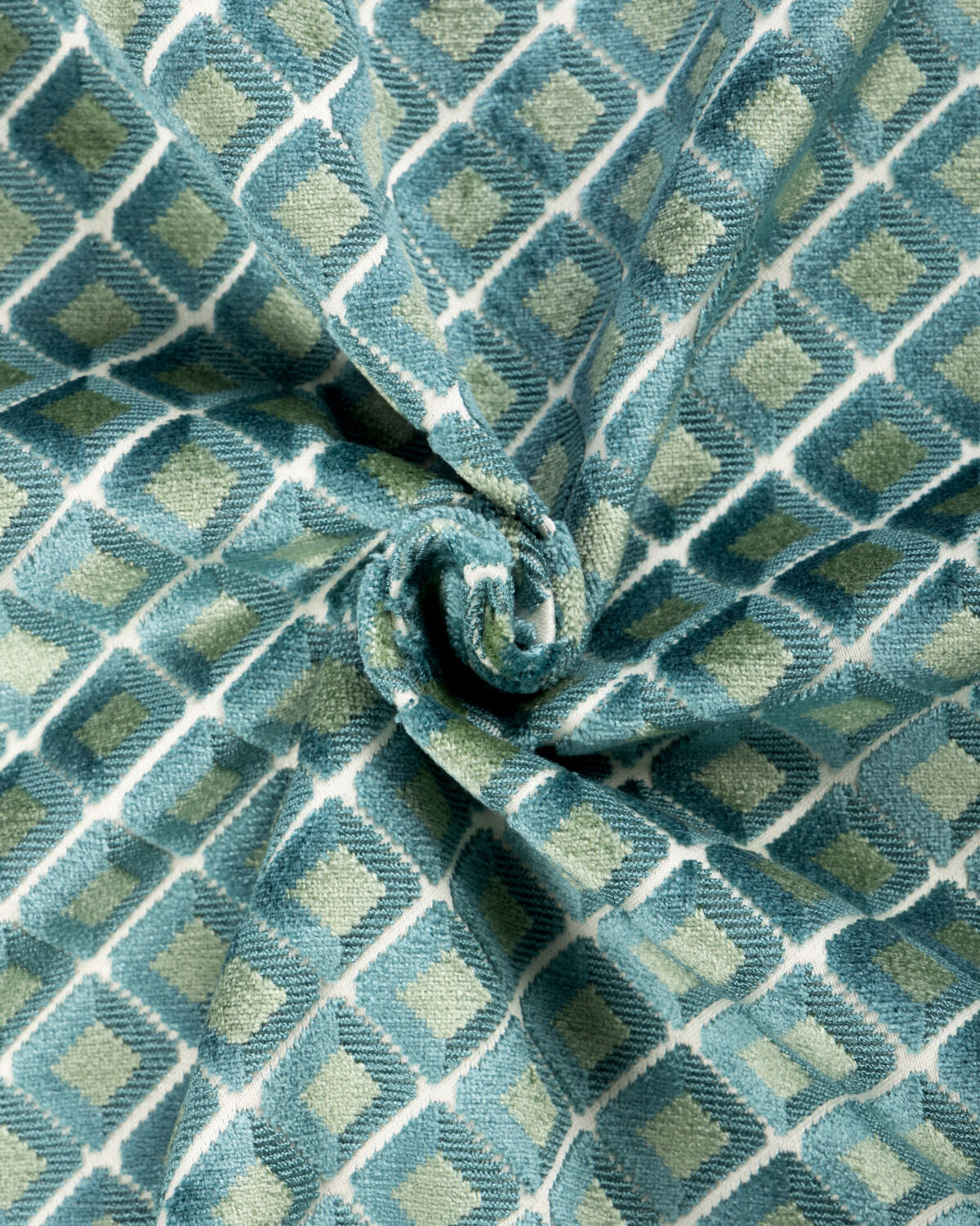 Greenwich Velvet - Teal - Lee Jofa Tela