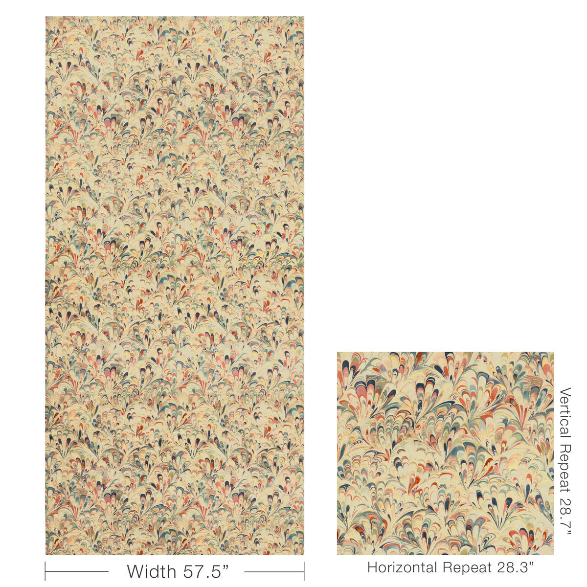 Ellis Print - Multi - Lee Jofa Fabric