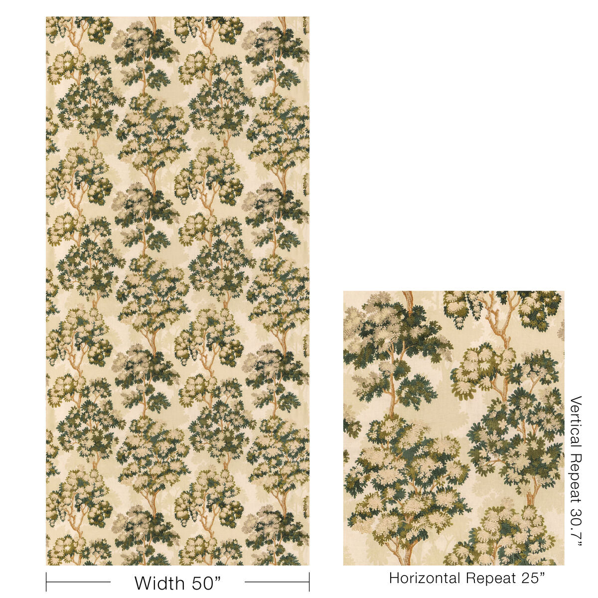Sherwood Emb - Spruce - Lee Jofa Tela