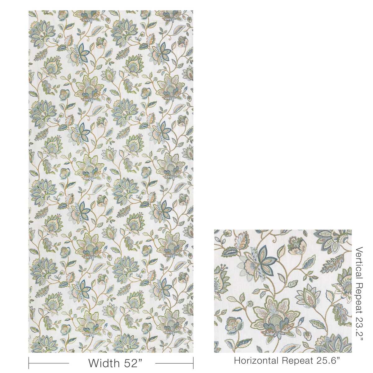 Mayfair Emb - Ocean - LEE JOFA Tela