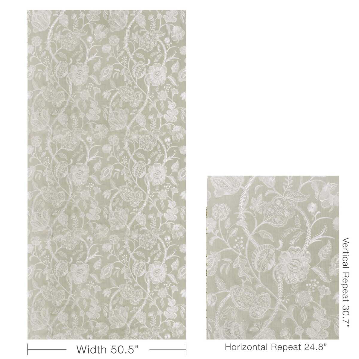 Summerfield Emb - Celery - LEE JOFA Fabric