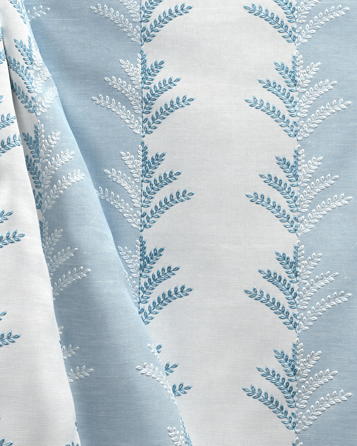 Filaree Emb - Chambray - Lee Jofa Fabric