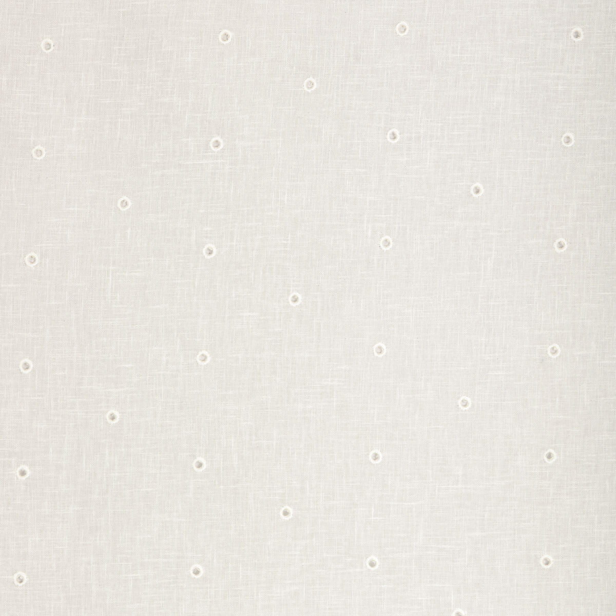 Eyelet Sheer - White