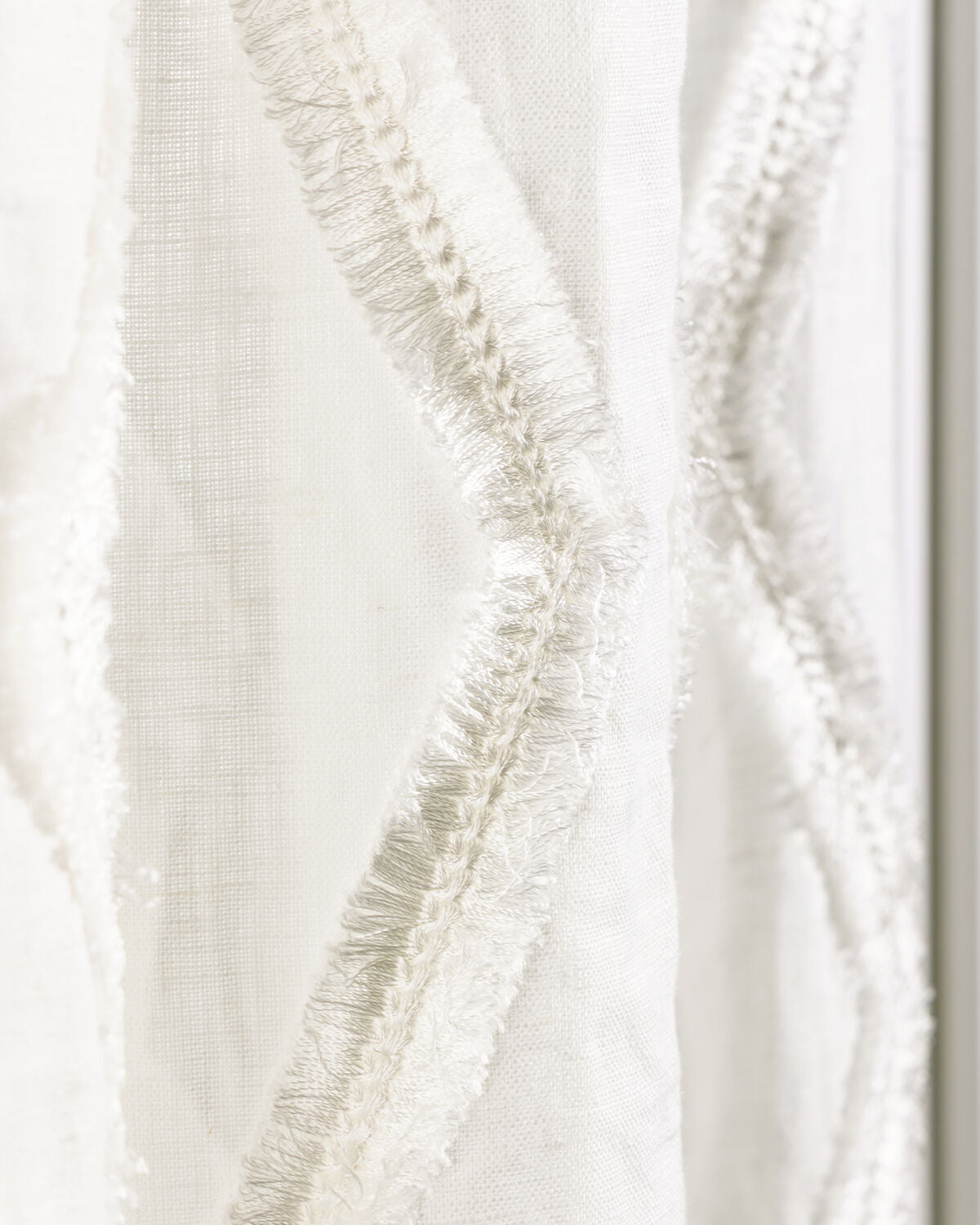 Haylie Emb - White - Lee Jofa Fabric